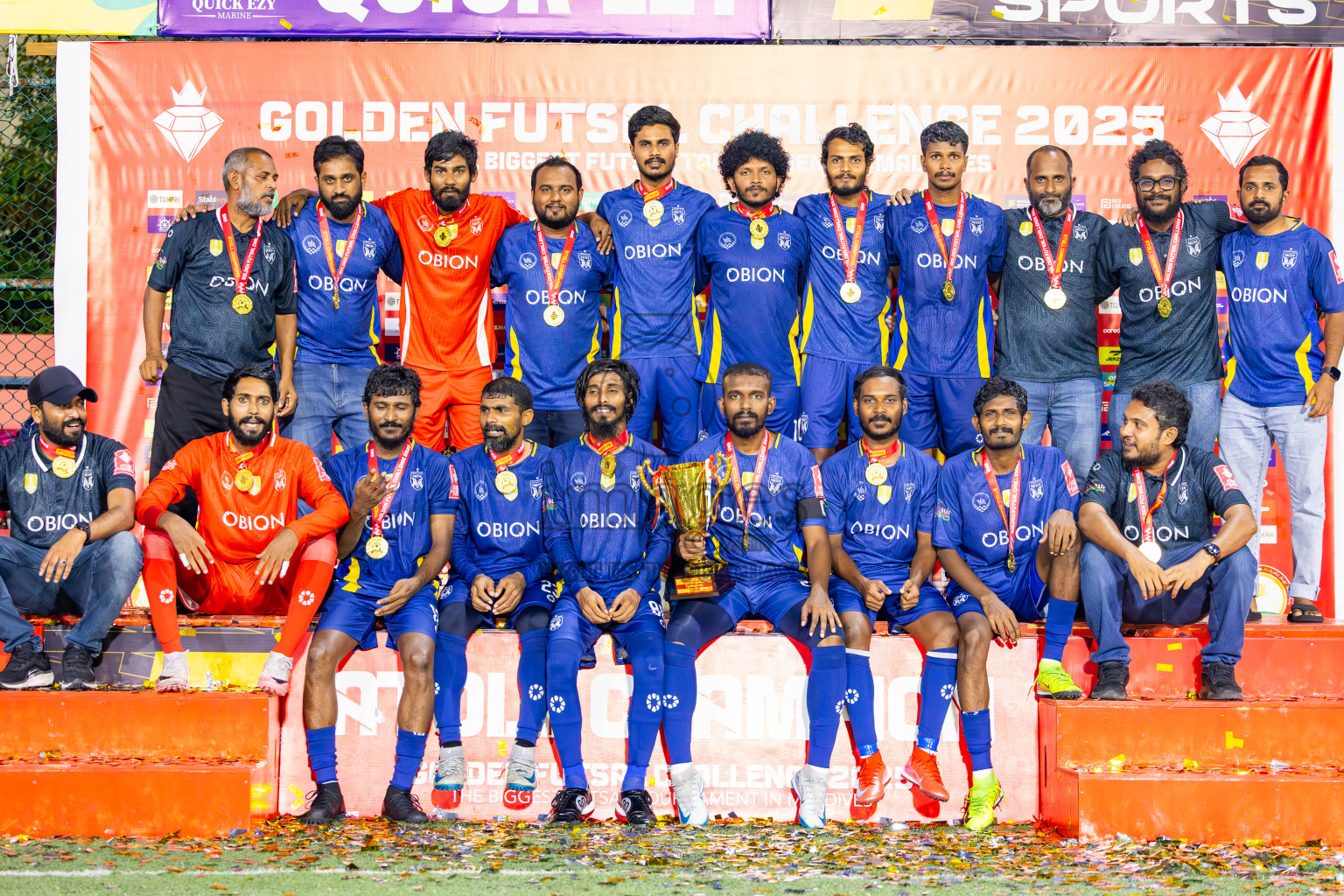 B Eydhafushi vs B Thulhaadhoo in Baa Atoll Finals Day 26 of Golden Futsal Challenge 2025 was held on Thursday , 30th January 2025, in Hulhumale', Maldives. Photos: Ismail Thoriq / images.mv