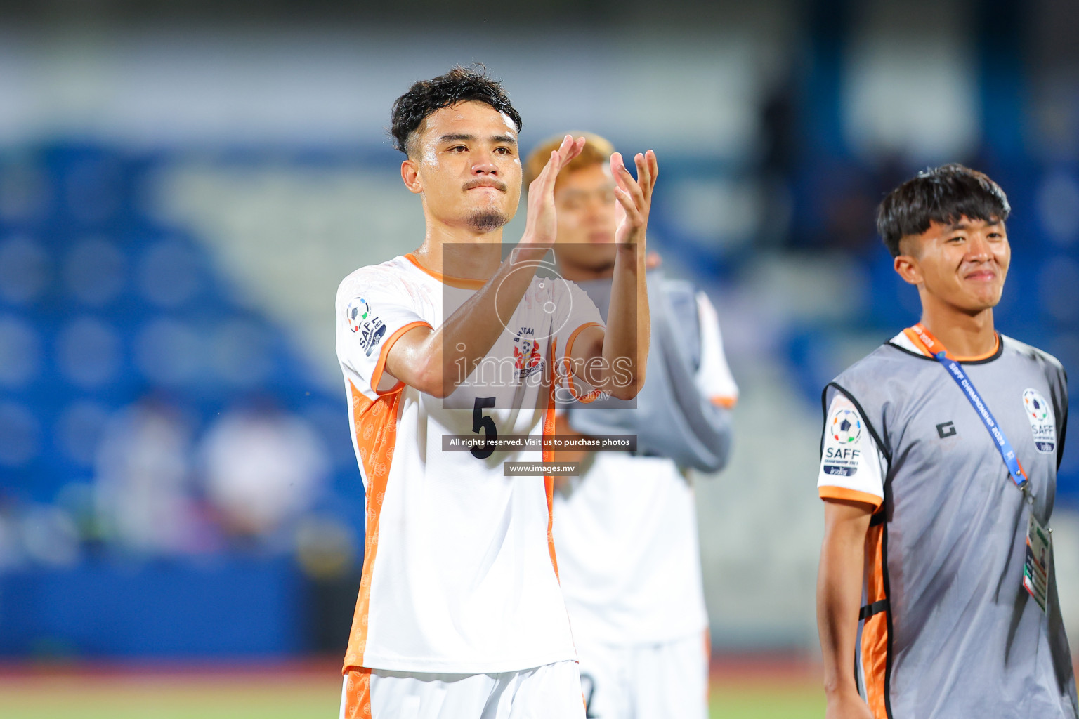 Bhutan vs Bangladesh in SAFF Championship 2023 held in Sree Kanteerava Stadium, Bengaluru, India, on Wednesday, 28th June 2023. Photos: Nausham Waheed, Hassan Simah / images.mv