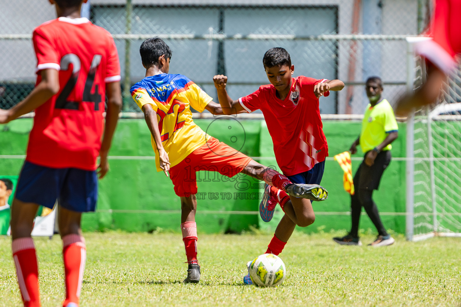 Day 3 of MILO Academy Championship 2024 (U-14) was held in Henveyru Stadium, Male', Maldives on Saturday, 2nd November 2024.
Photos: Hassan Simah / Images.mv