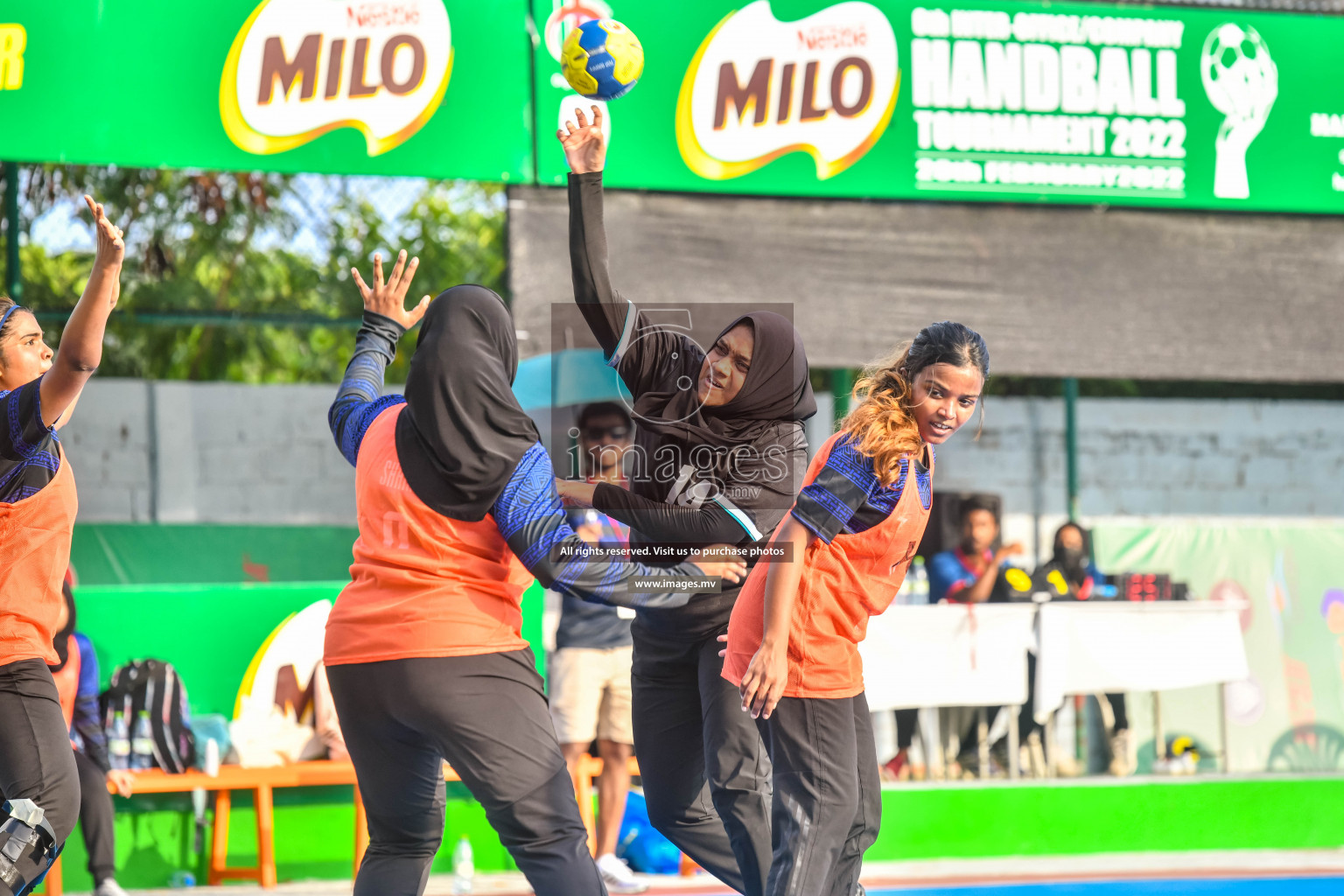 Day 4 of Milo 6th Inter Office Handball Tournament 2022 - Photos by  Nausham Waheed