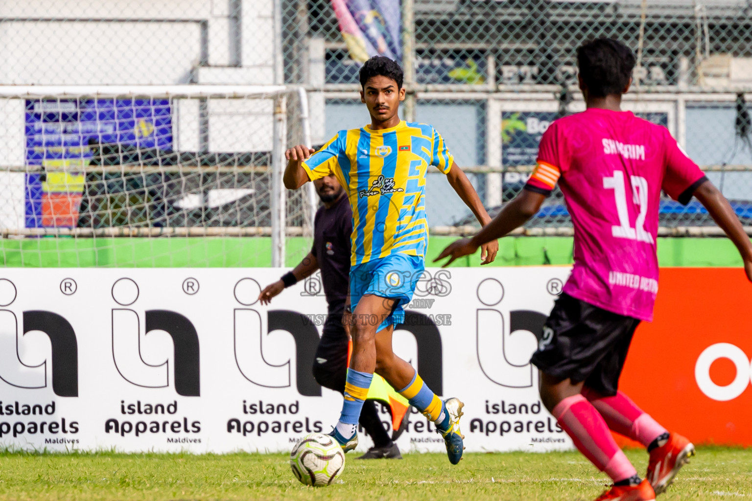 Club Valencia vs United Victory (U16) in Day 10 of Dhivehi Youth League 2024 held at Henveiru Stadium on Sunday, 15th December 2024. Photos: Nausham Waheed / Images.mv