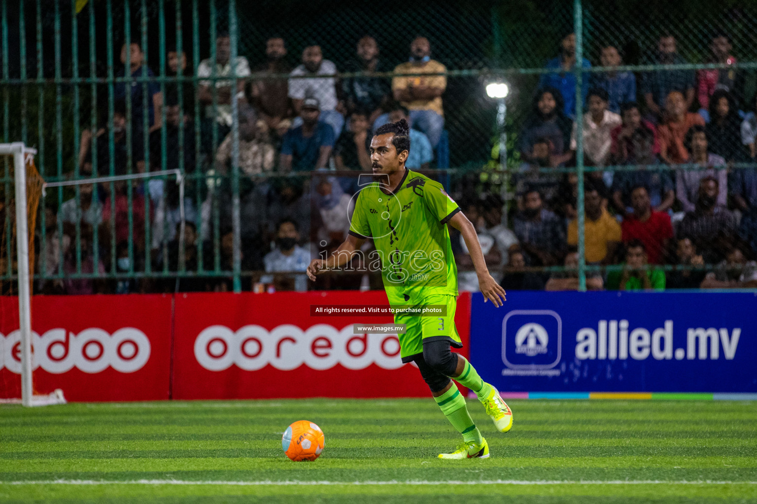 Team FSM Vs Prisons Club in the Semi Finals of Club Maldives 2021 held in Hulhumale, Maldives on 15 December 2021. Photos: Ismail Thoriq / images.mv