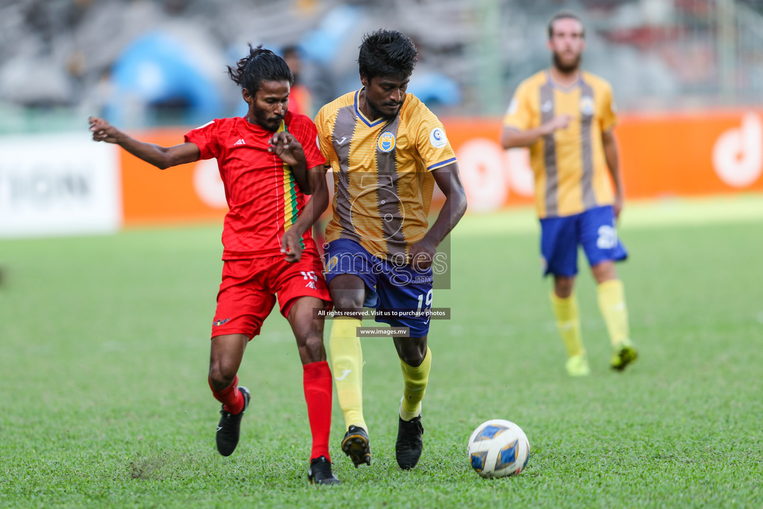 Club Valencia vs Da Grande SC in Dhiraagu Dhivehi Premier League 2020-21 on 16January 2021 held in Male', Maldives