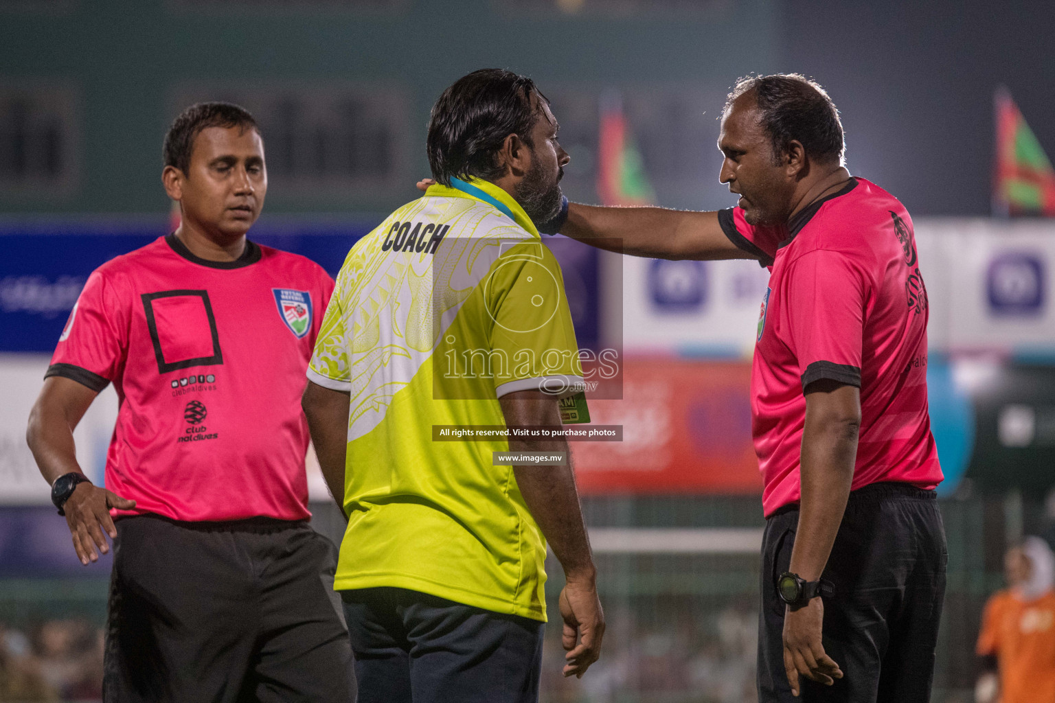 Ports Limited vs WAMCO - in the Finals 18/30 Women's Futsal Fiesta 2021 held in Hulhumale, Maldives on 18 December 2021. Photos by Nausham Waheed & Shuu Abdul Sattar