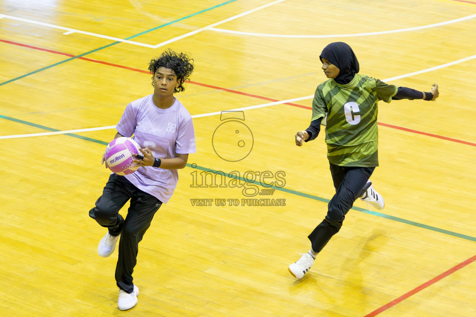 Day 15 of 26th Inter-School Netball Tournament 2025 was held in Social Center Indoor Hall on Thursday, 6th November 2025. Photos: Areef Adam / images.mv