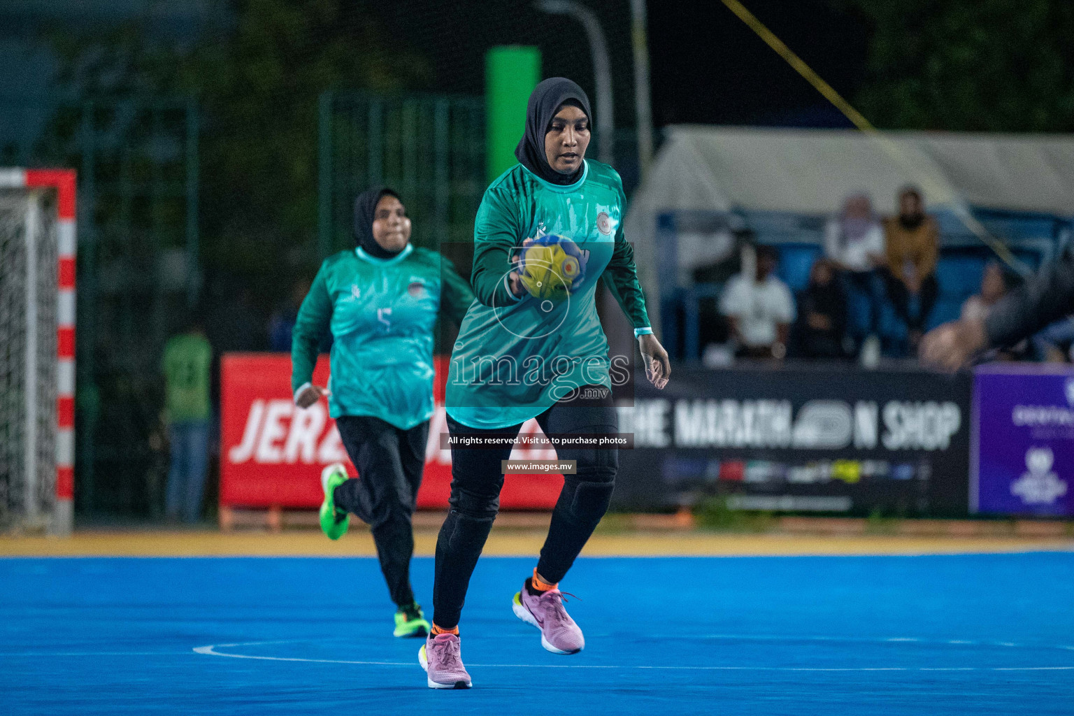 Day 9 of 6th MILO Handball Maldives Championship 2023, held in Handball ground, Male', Maldives on 28th May 2023 Photos: Nausham Waheed/ Images.mv