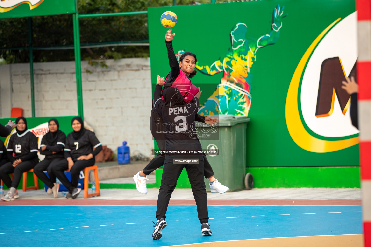 Day 12 of Milo 6th Inter Office Handball Tournament 2022 - Photos by Hassan Simah