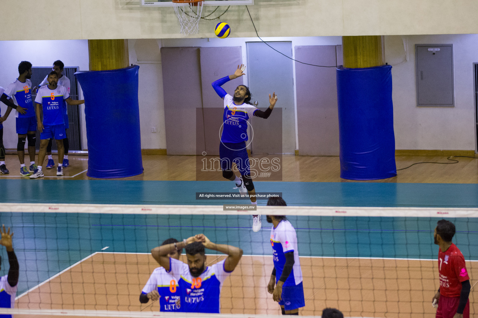 DSC vs Police Club in National Volleyball League 2019 (Men's Division) held in Male', Maldives on 07th January 2019 Photos: Ismail Thoriq /images.mv