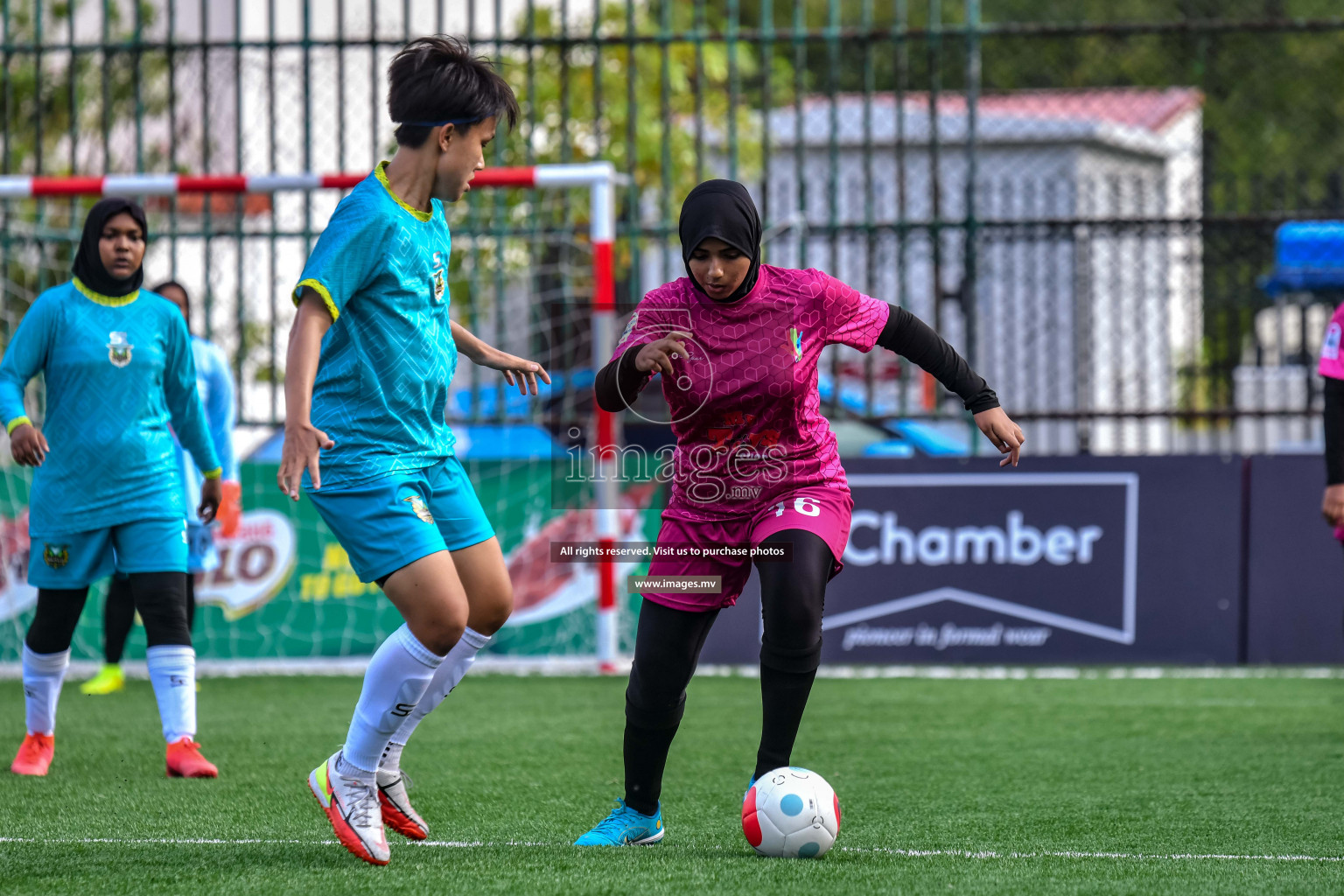 WAMCO vs Club MYS in Eighteen Thirty Women's Futsal Fiesta 2022 was held in Hulhumale', Maldives on Wednesday, 12th October 2022. Photos: Nausham Waheed / images.mv