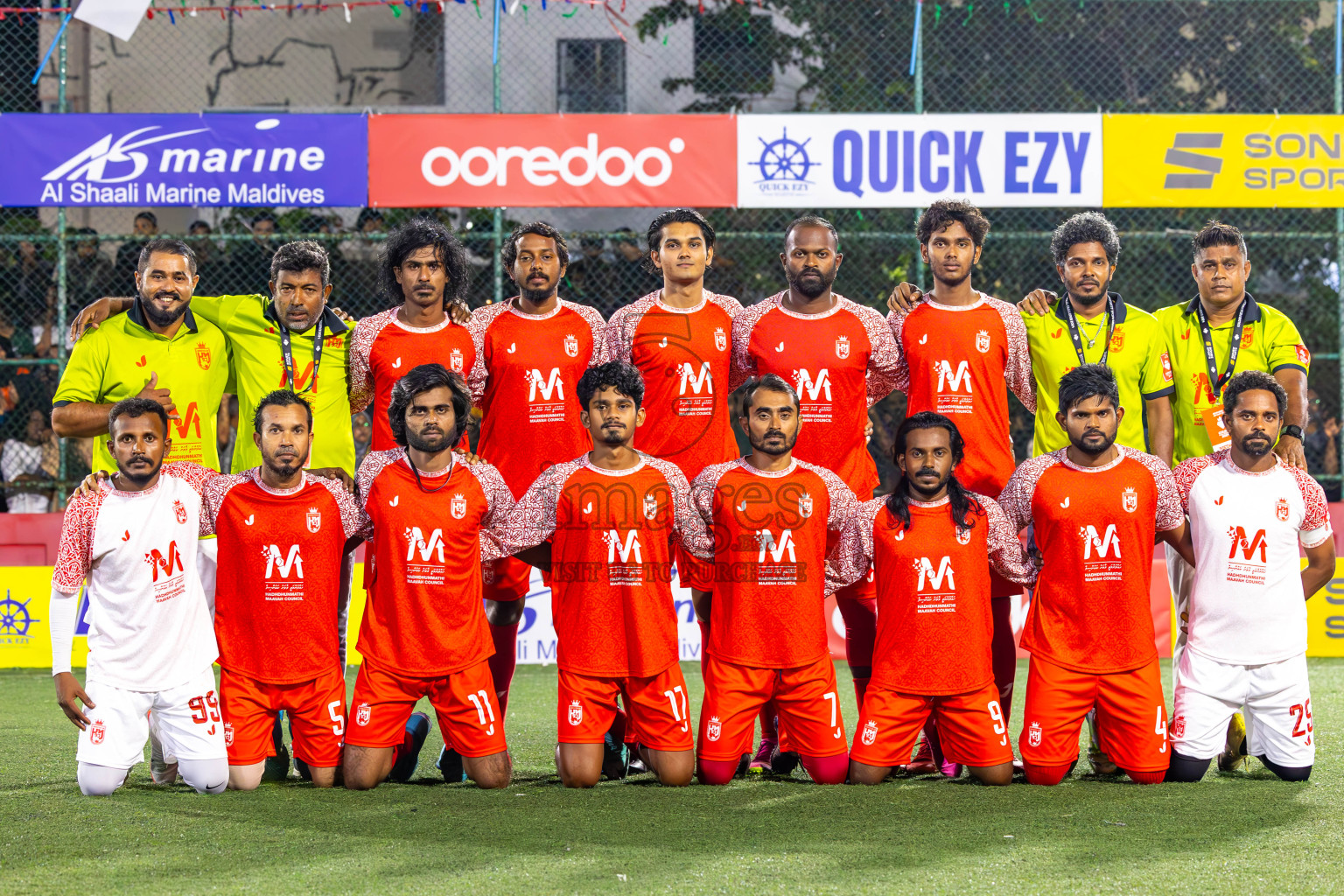 L Isdhoo vs L Maavah in Day 24 of Golden Futsal Challenge 2024 was held on Wednesday , 7th February 2024 in Hulhumale', Maldives
Photos: Ismail Thoriq / images.mv