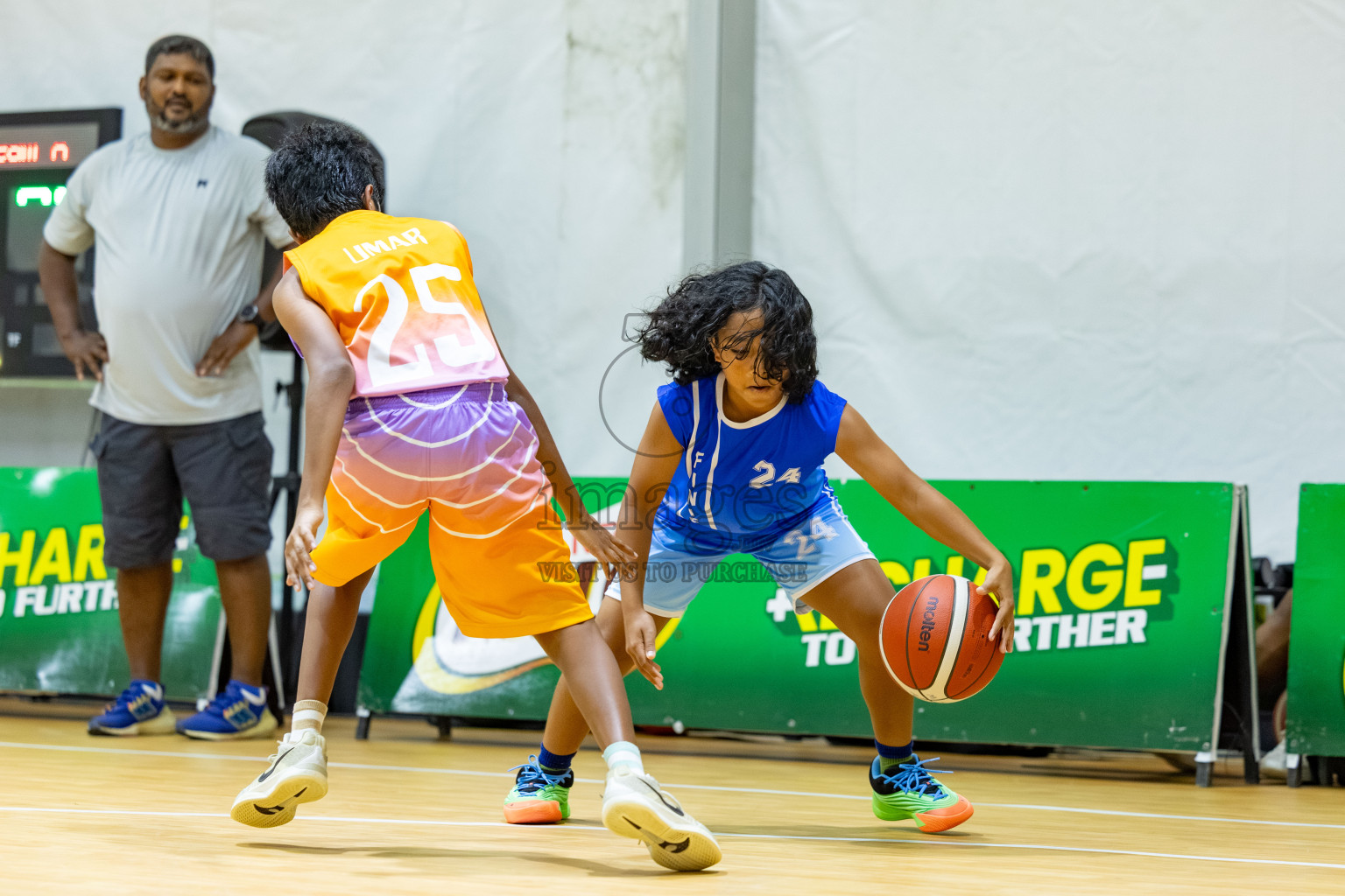 Milo 5 x 5 Junior Challenge 2025 - Basketball tournament held in Basketball Training Center, Male', Maldives on Thursday, 09th October 2025. 
Photo by: Hassan Simah / Images.mv