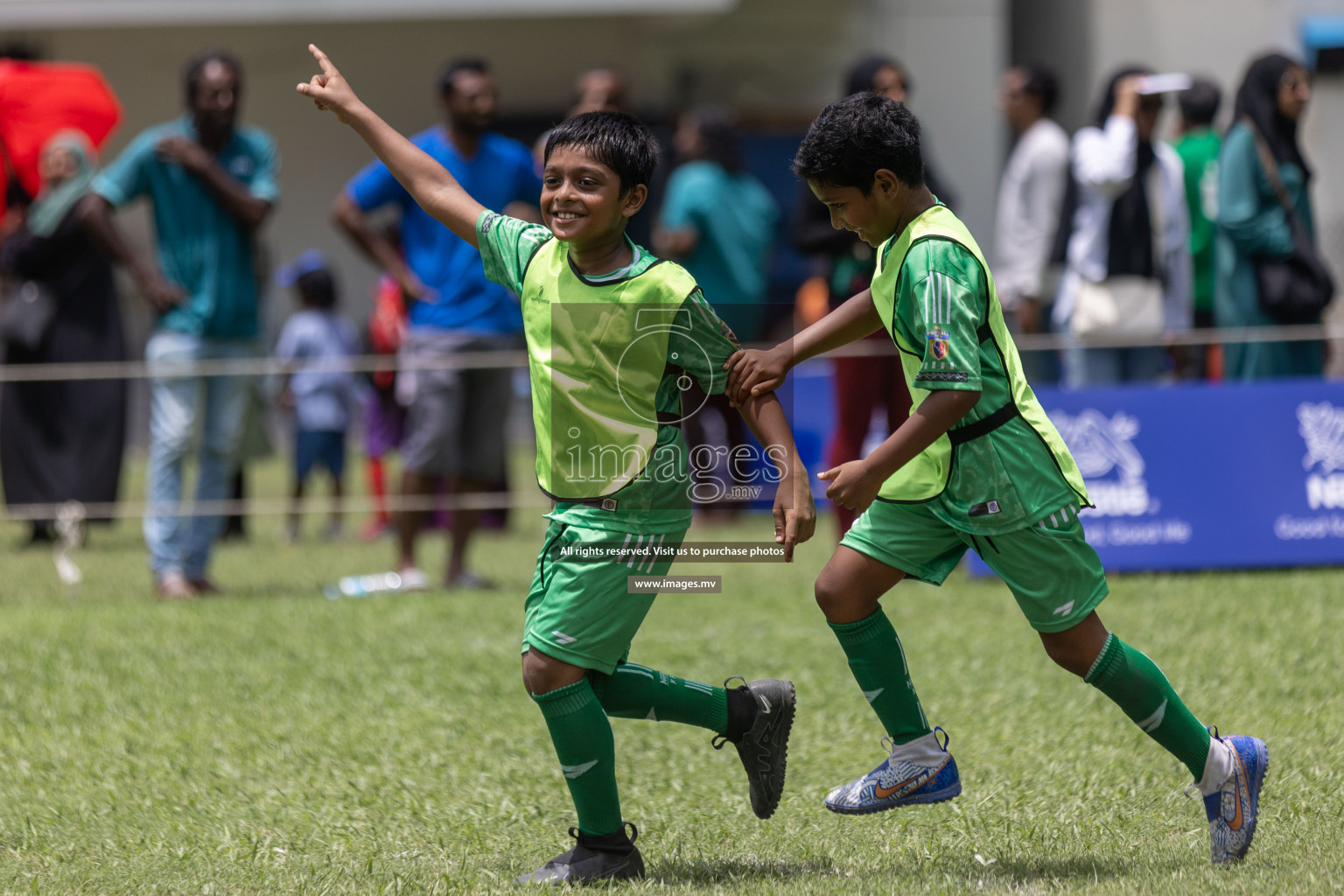 Day 1 of Nestle kids football fiesta, held in Henveyru Football Stadium, Male', Maldives on Wednesday, 11th October 2023 Photos: Shut Abdul Sattar/ Images.mv