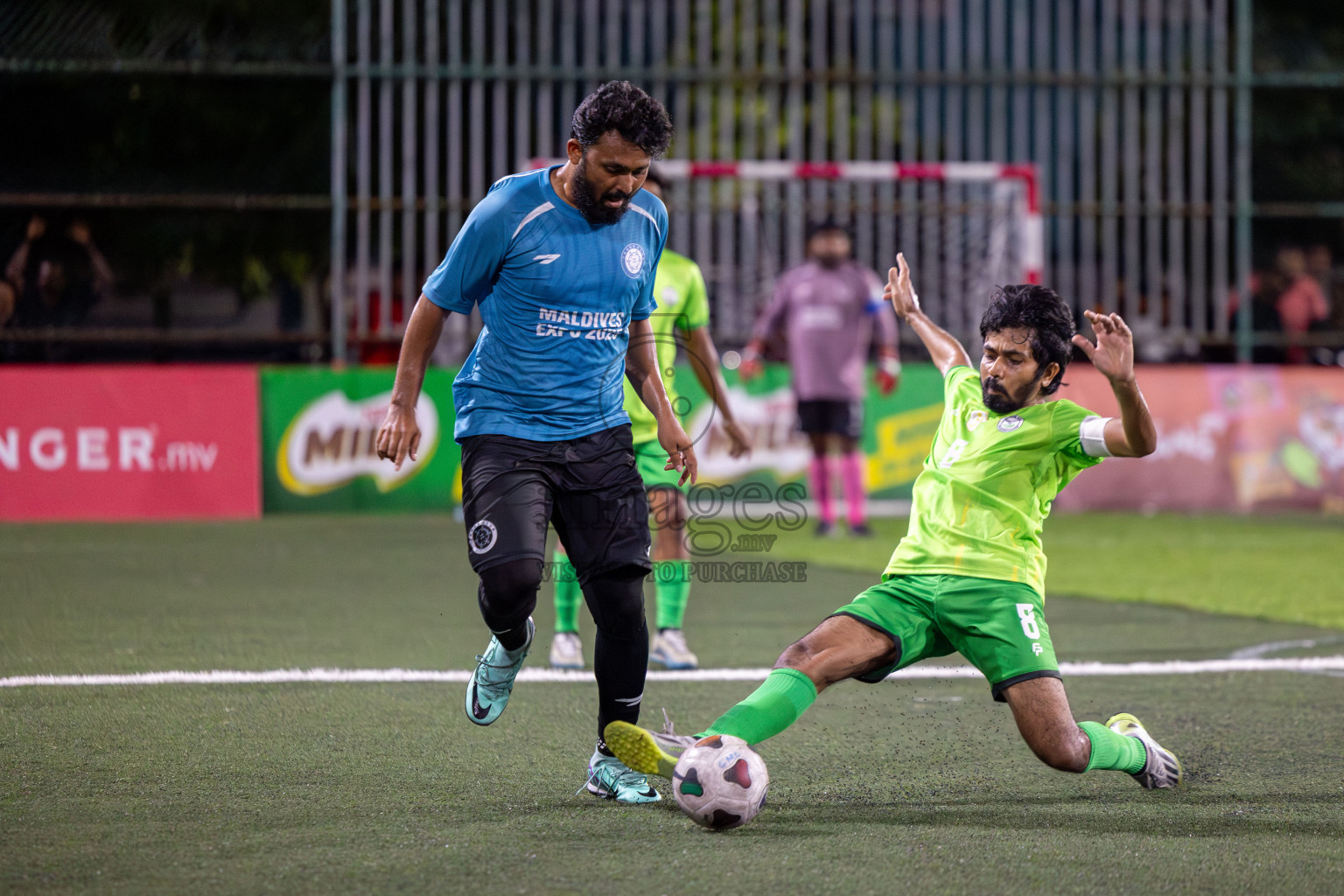 Team DJA VS Trade Club in Club Maldives Classic 2024 held in Rehendi Futsal Ground, Hulhumale', Maldives on Saturday, 14th September 2024. 
Photos: Hassan Simah / images.mv