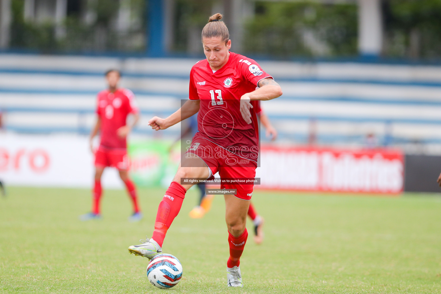 Lebanon vs Maldives in SAFF Championship 2023 held in Sree Kanteerava Stadium, Bengaluru, India, on Tuesday, 28th June 2023. Photos: Nausham Waheed, Hassan Simah / images.mv