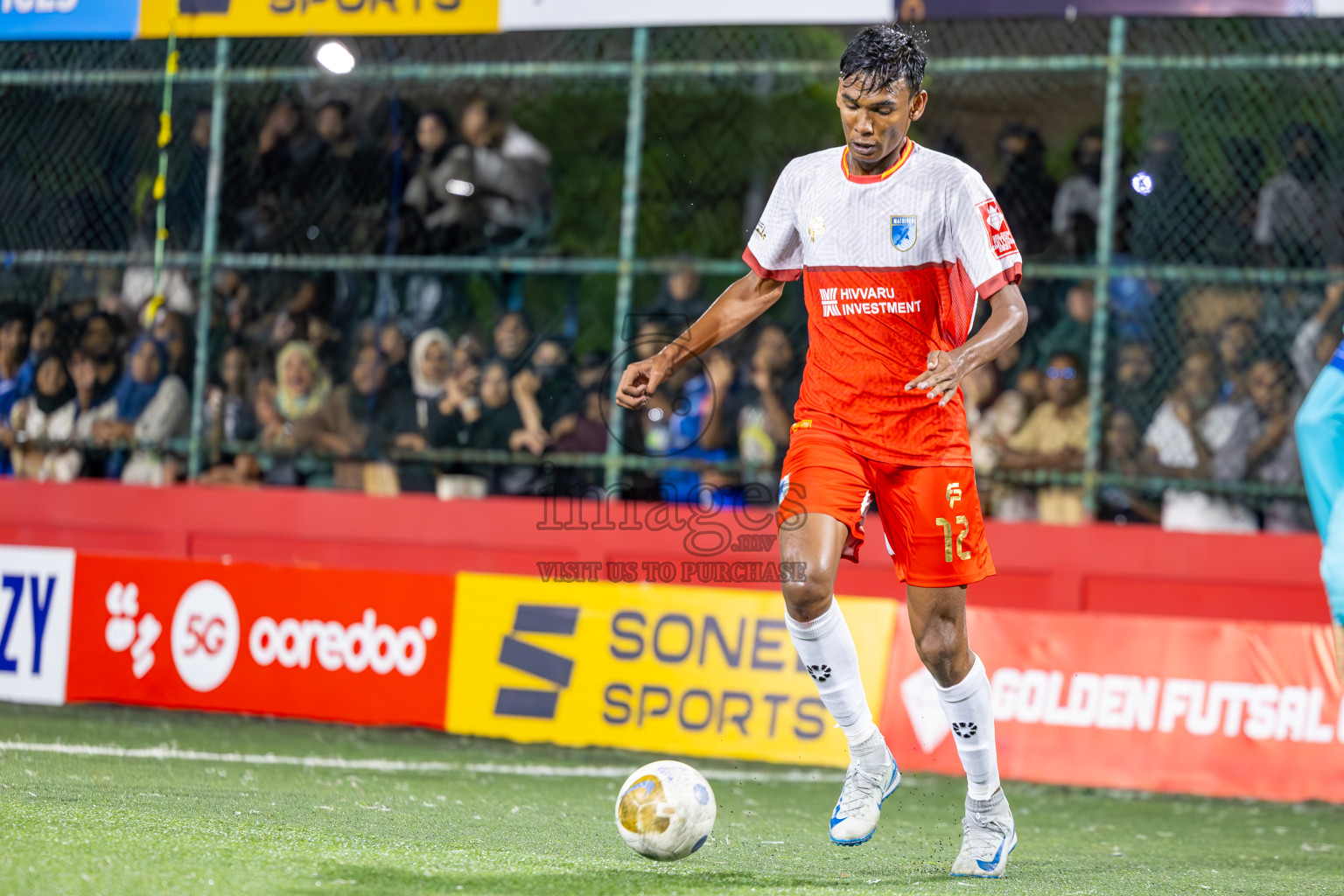 AA Mathiveri vs AA Thoddoo in Zone Round on Day 27 of Golden Futsal Challenge 2025 was held on Friday , 31st January 2025, in Hulhumale', Maldives. Photos: Ismail Thoriq / images.mv