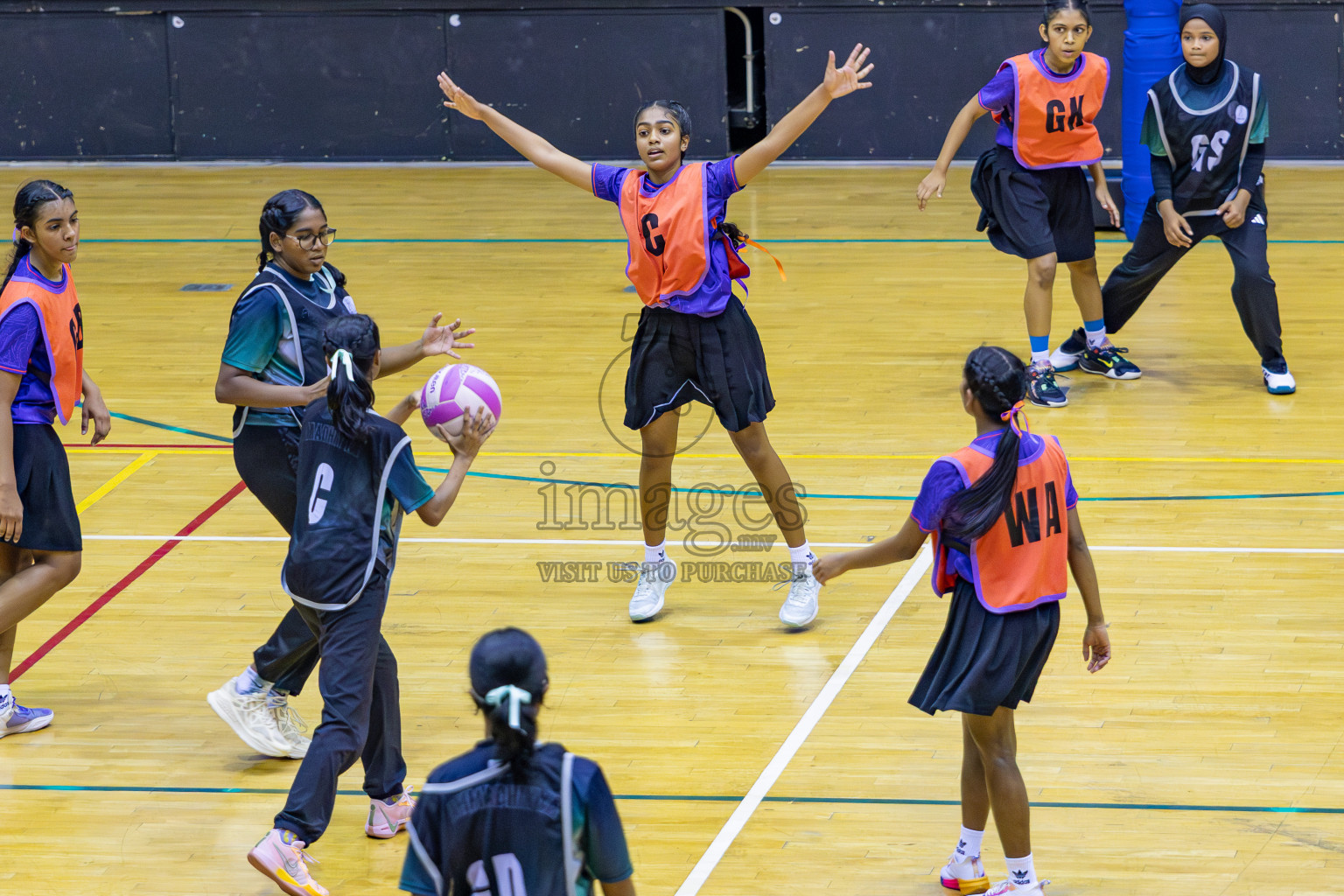 Day 15 of 26th Inter-School Netball Tournament 2025 was held in Social Center Indoor Hall on Thursday, 6th November 2025. Photos: Areef Adam / images.mv