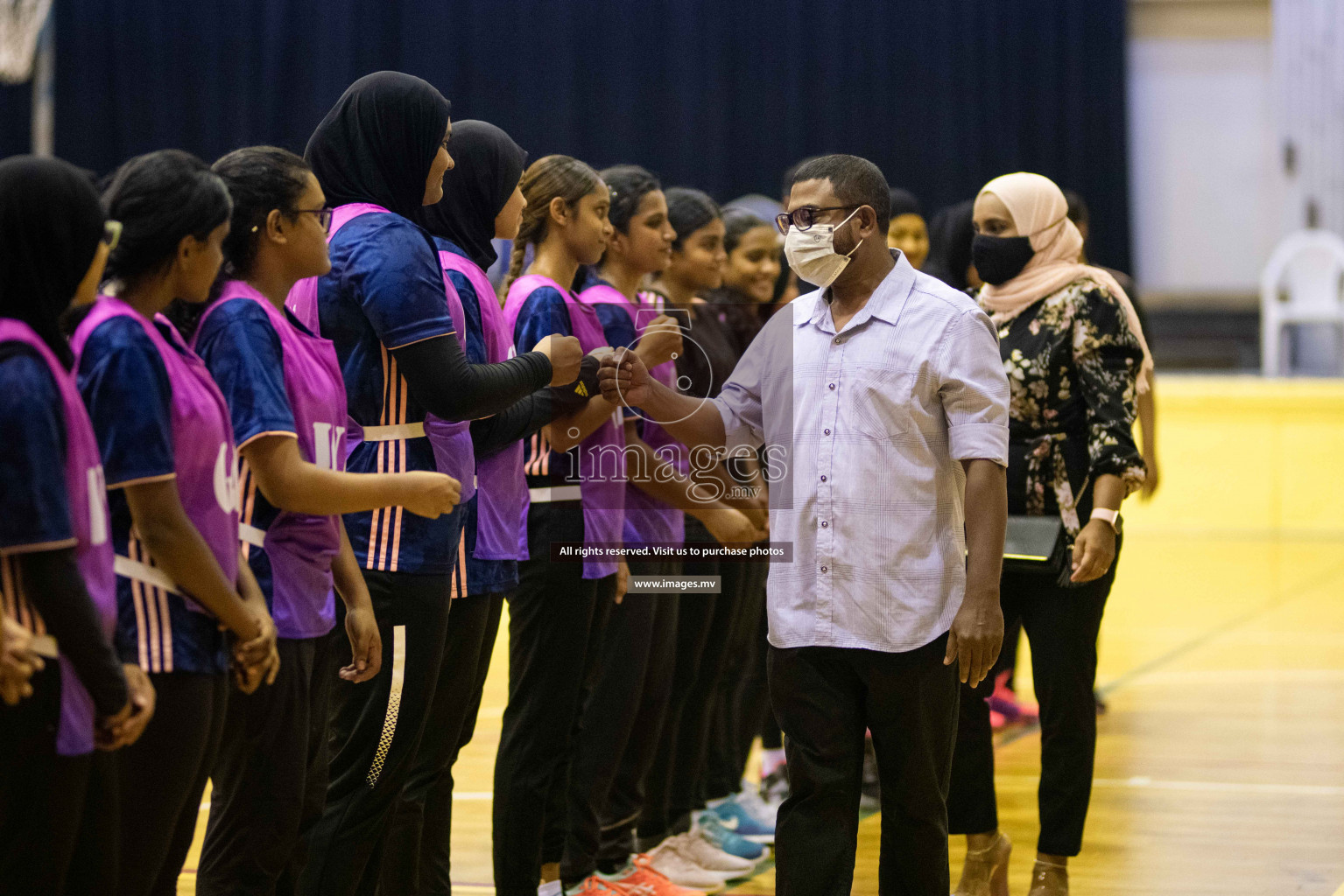 Kulhudhuffushi Youth & R.C vs Shining Star Sports Club in the Semi Finals of Milo National Netball Tournament 2021 held on 3 December 2021 in Male', Maldives, photos by Maanish