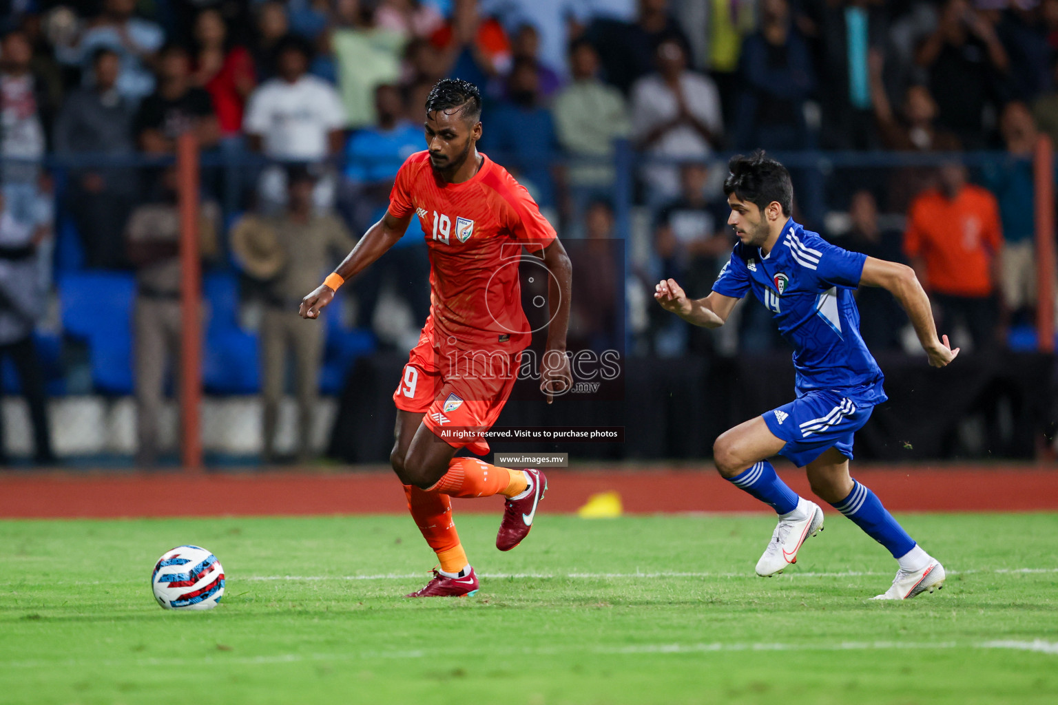 Kuwait vs India in the Final of SAFF Championship 2023 held in Sree Kanteerava Stadium, Bengaluru, India, on Tuesday, 4th July 2023. Photos: Nausham Waheed / images.mv