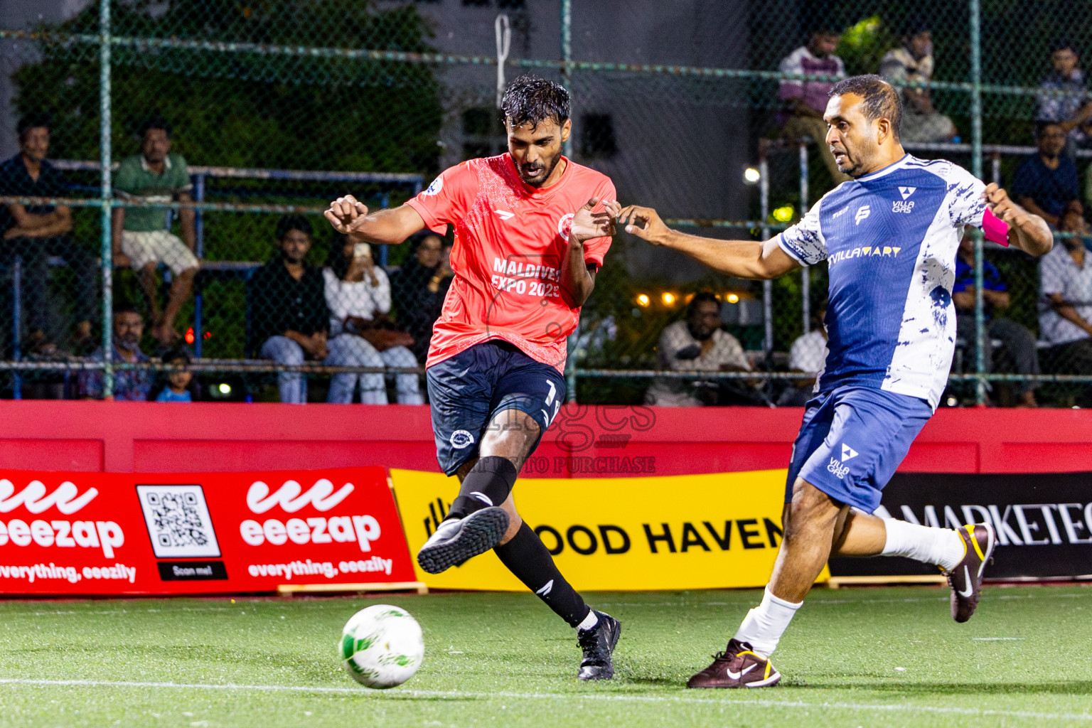 Trade Club vs Villa Travels in Day 3 of Office League 2025 was held on Friday, 18th April 2025 in Hulhumale', Maldives. Photos: Nausham Waheed / images.mv