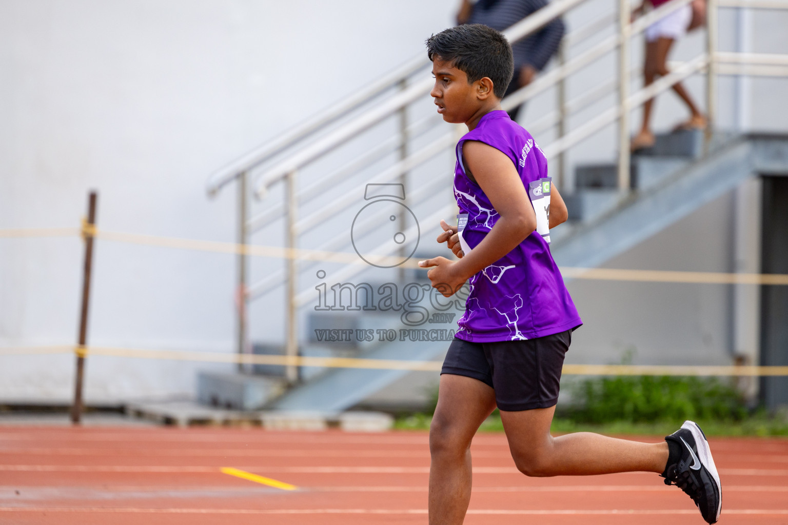 Day 1 of MWSC Interschool Athletics Championships 2024 held in Hulhumale Running Track, Hulhumale, Maldives on Saturday, 9th November 2024. 
Photos by: Ismail Thoriq, Hassan Simah / Images.mv