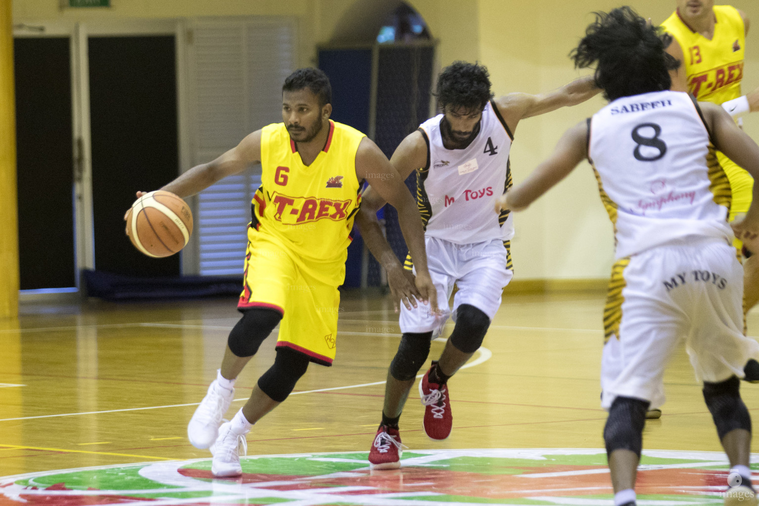 13th National Basketball League 2018 - T-Rex vs Stingers Male, Maldives, Saturday December 8 2018. (Images.mv Photo Suadh Abdul Sattar)
