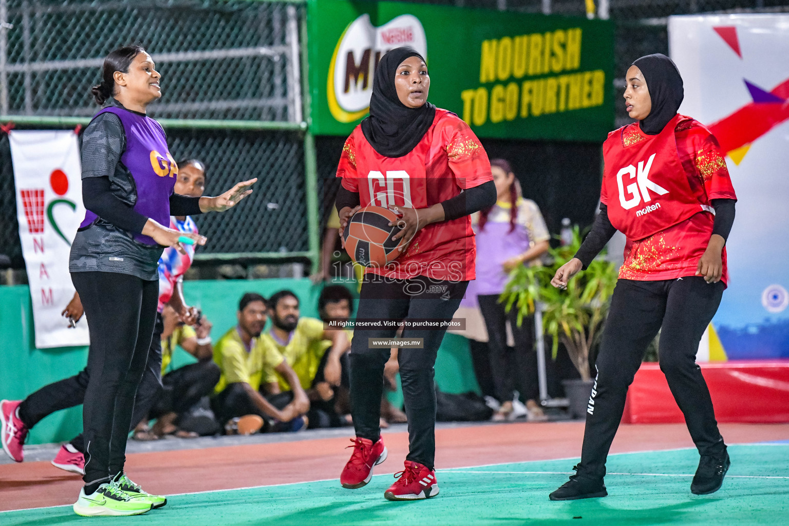 Final of Inter-School Parents Netball Tournament was held in Male', Maldives on 4th December 2022. Photos: Nausham Waheed / images.mv