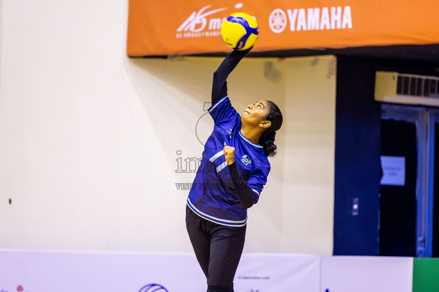 Finals of Interschool Volleyball Tournament 2024 was held in Social Center at Male', Maldives on Friday, 6th December 2024. Photos: Nausham Waheed / images.mv