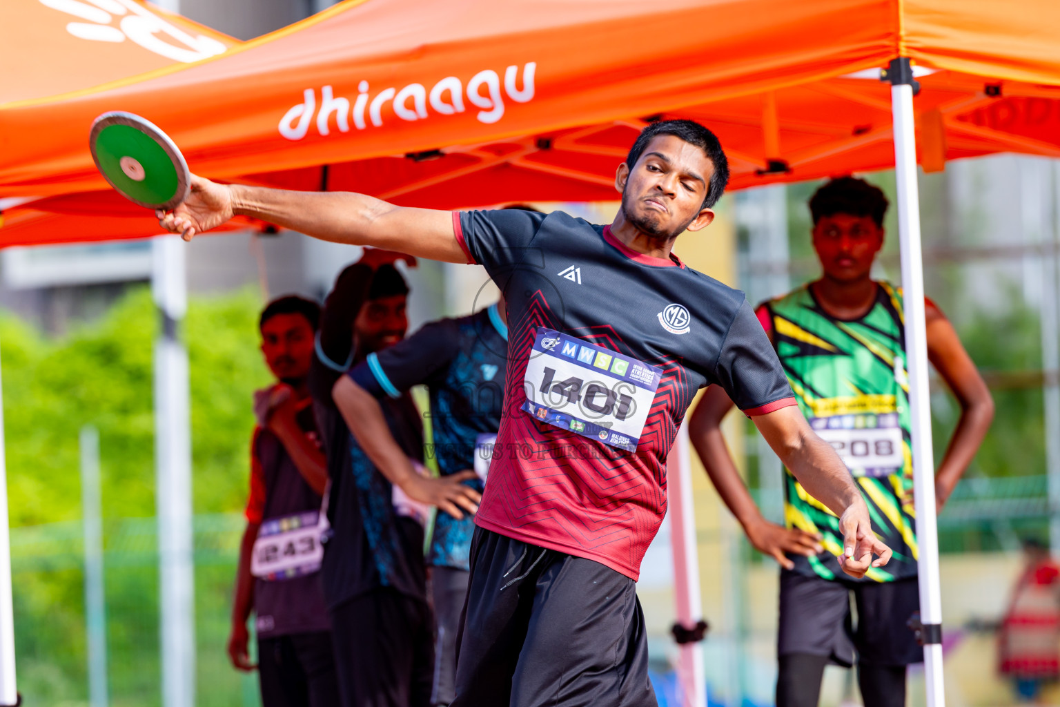 Day 5 of MWSC Interschool Athletics Championships 2024 held in Hulhumale Running Track, Hulhumale, Maldives on Wednesday, 13th November 2024. Photos by: Nausham Waheed / Images.mv