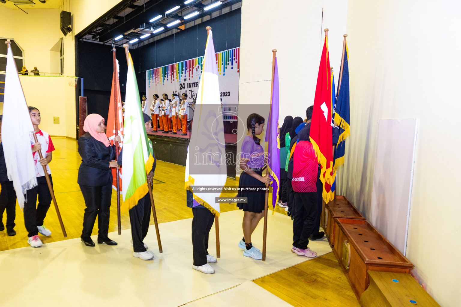 24th Interschool Netball Tournament 2023 was held in Social Center, Male', Maldives on 27th October 2023. Photos: Nausham Waheed / images.mv