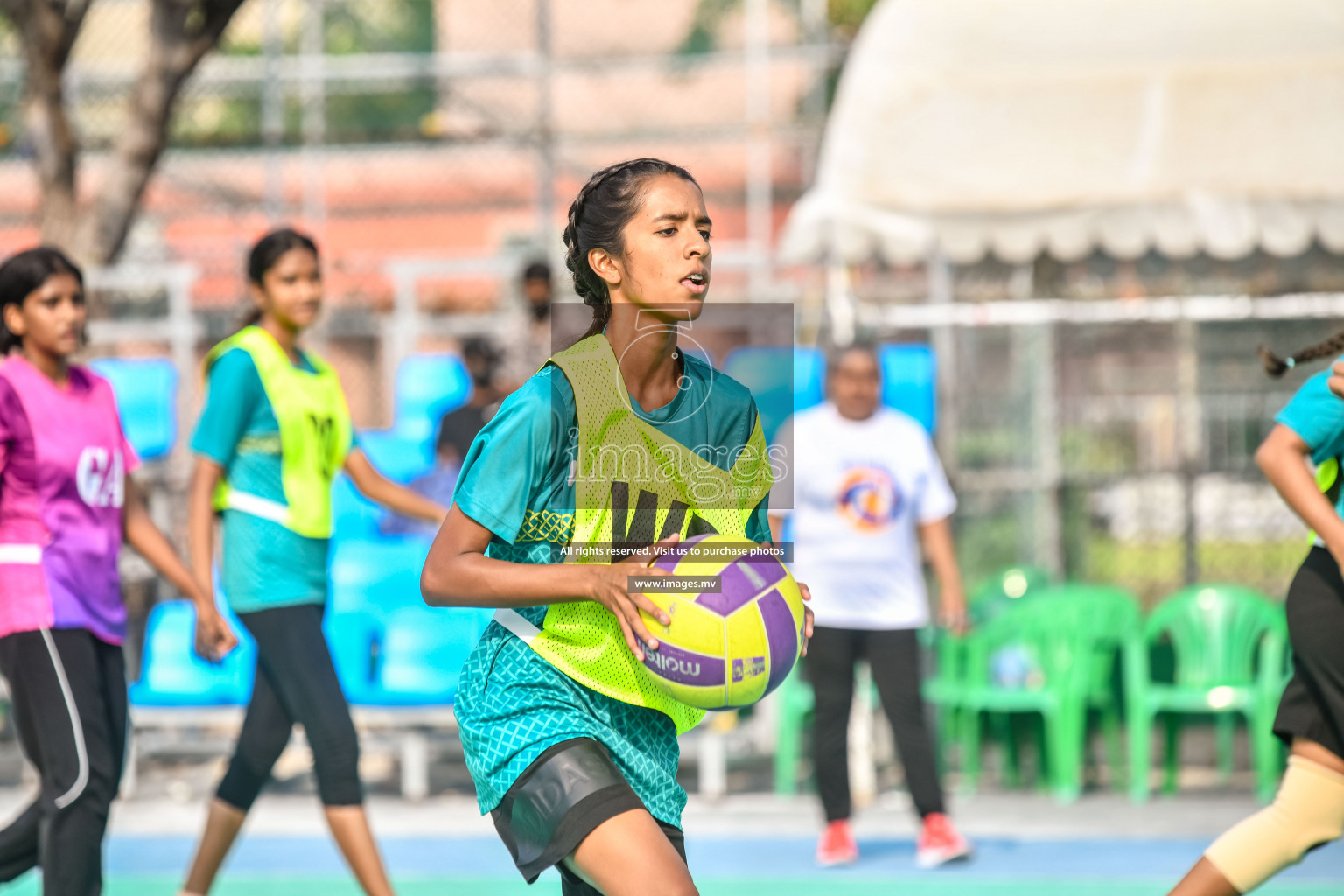 Day 13 of Junior Netball Championship 2022 held in Male', Maldives. Photos by Nausham Waheed