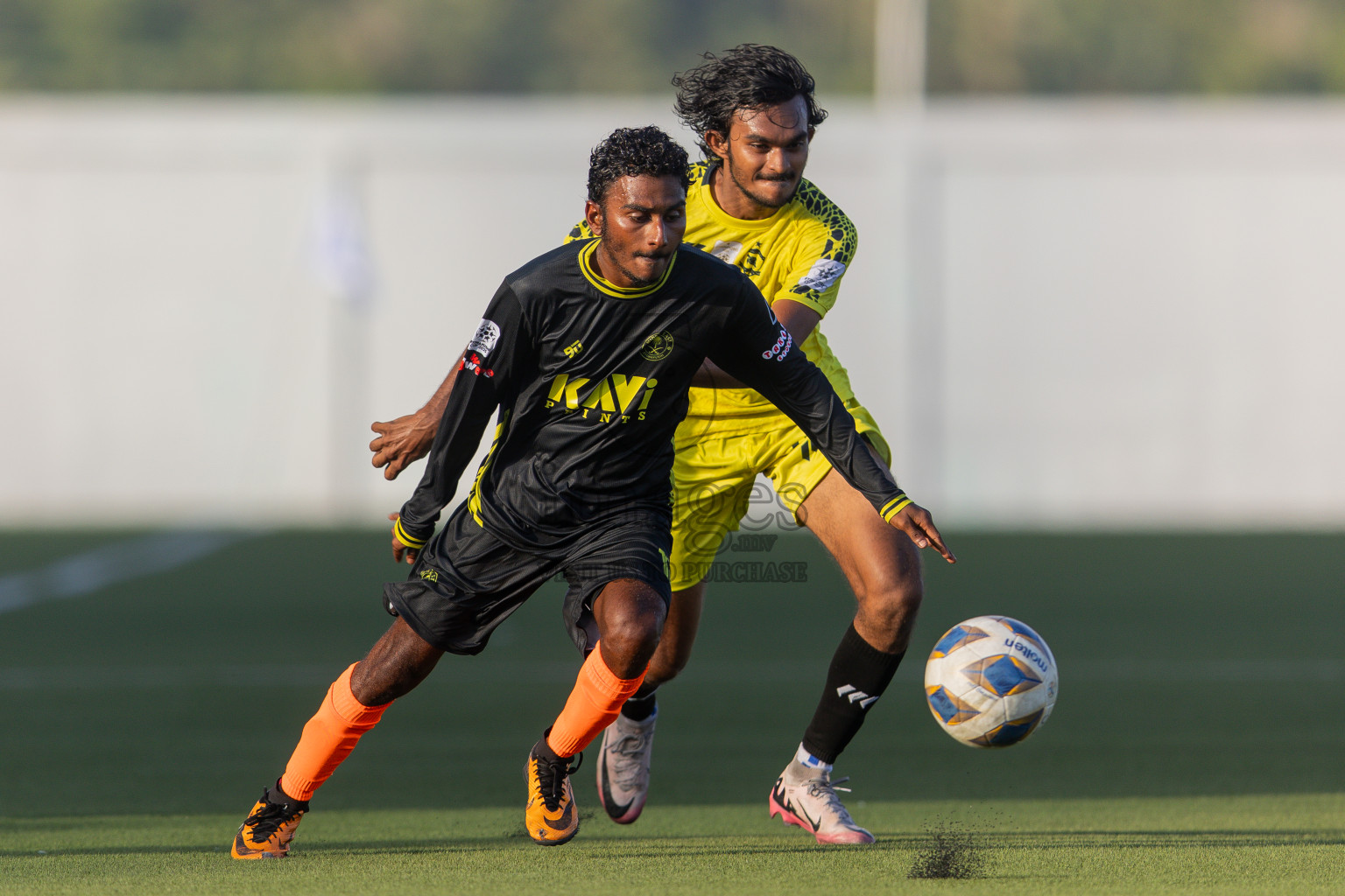 Velaa Sports Club vs Team Middle East in Day 3 of Eydhafushi Cup 2025 held in Eydhafushi Football Stadium at B. Eydhafushi, Maldives on Sunday, 7th September 2025. Photos: Arif Rasheed / images.mv