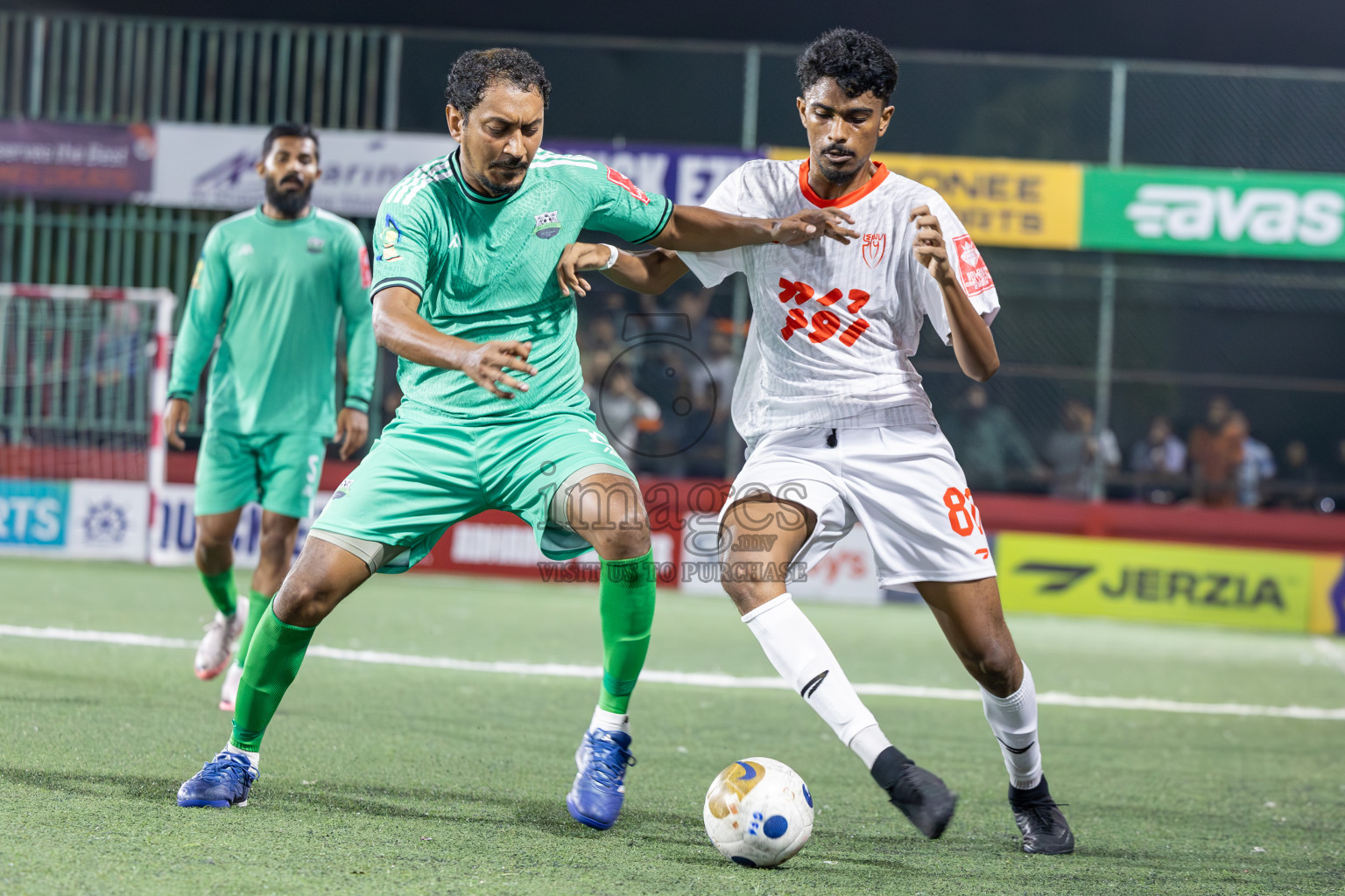 GA Dhaandhoo vs GA Kanduhulhudhoo in Day 8 of Golden Futsal Challenge 2025 was held on Sunday, 12th January 2025, in Hulhumale', Maldives
Photos: Ismail Thoriq / images.mv