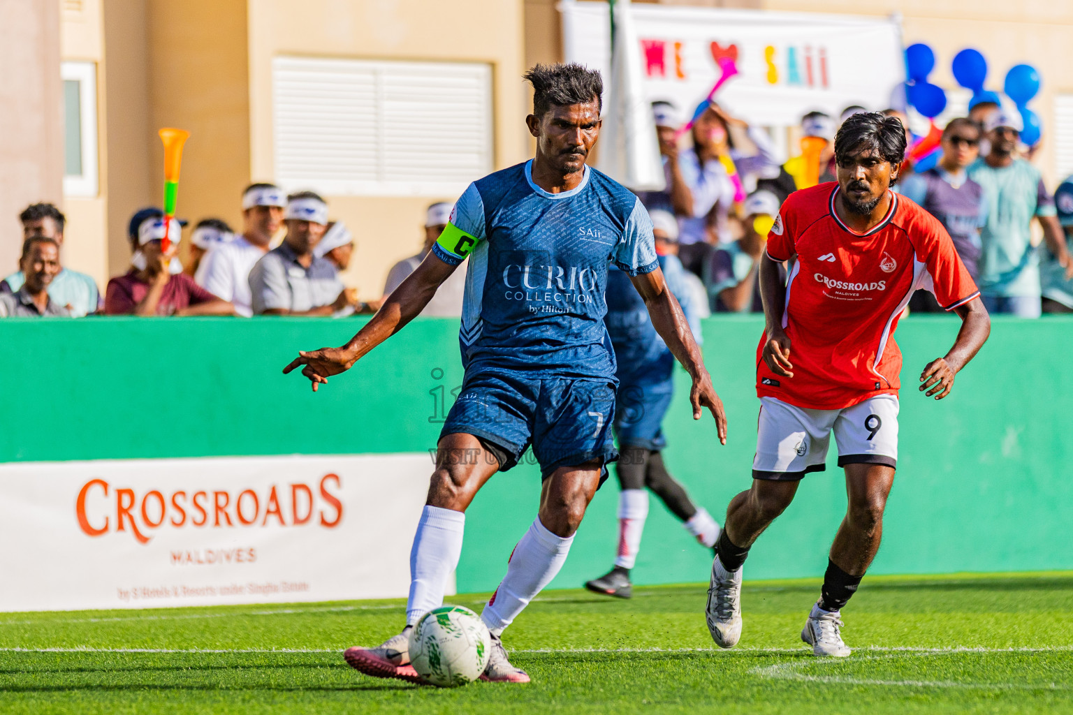 The Marina vs SAII Lagoon in Resort League 2025 (South Male Zone) day 11 was held on Thursday, 9th October 2025 in Crossroads's Maldives, Photos: Areef Adam / images.mv