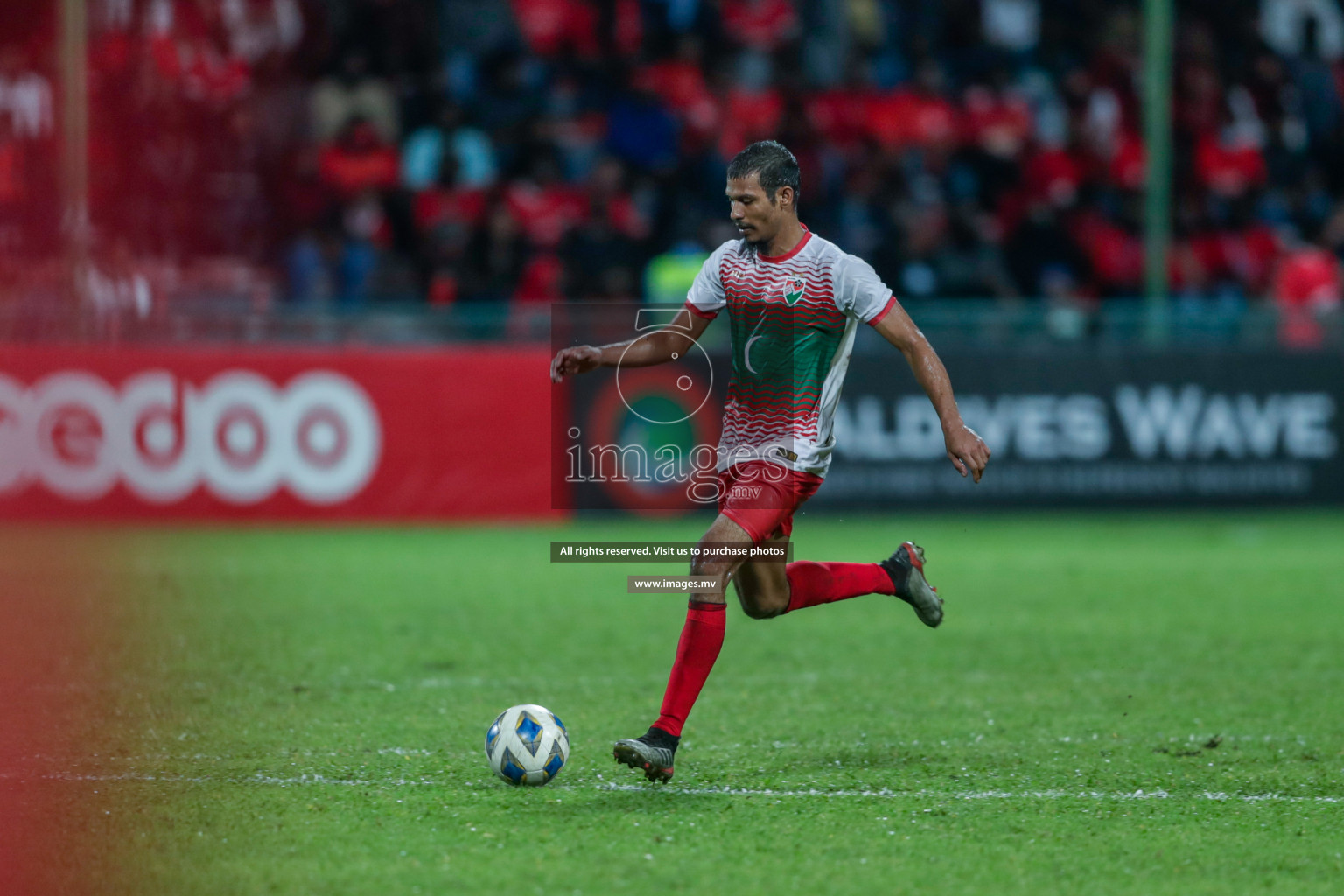 Maldives vs Nepal in SAFF Championship 2021 held on 1st October 2021 in Galolhu National Stadium, Male', Maldives