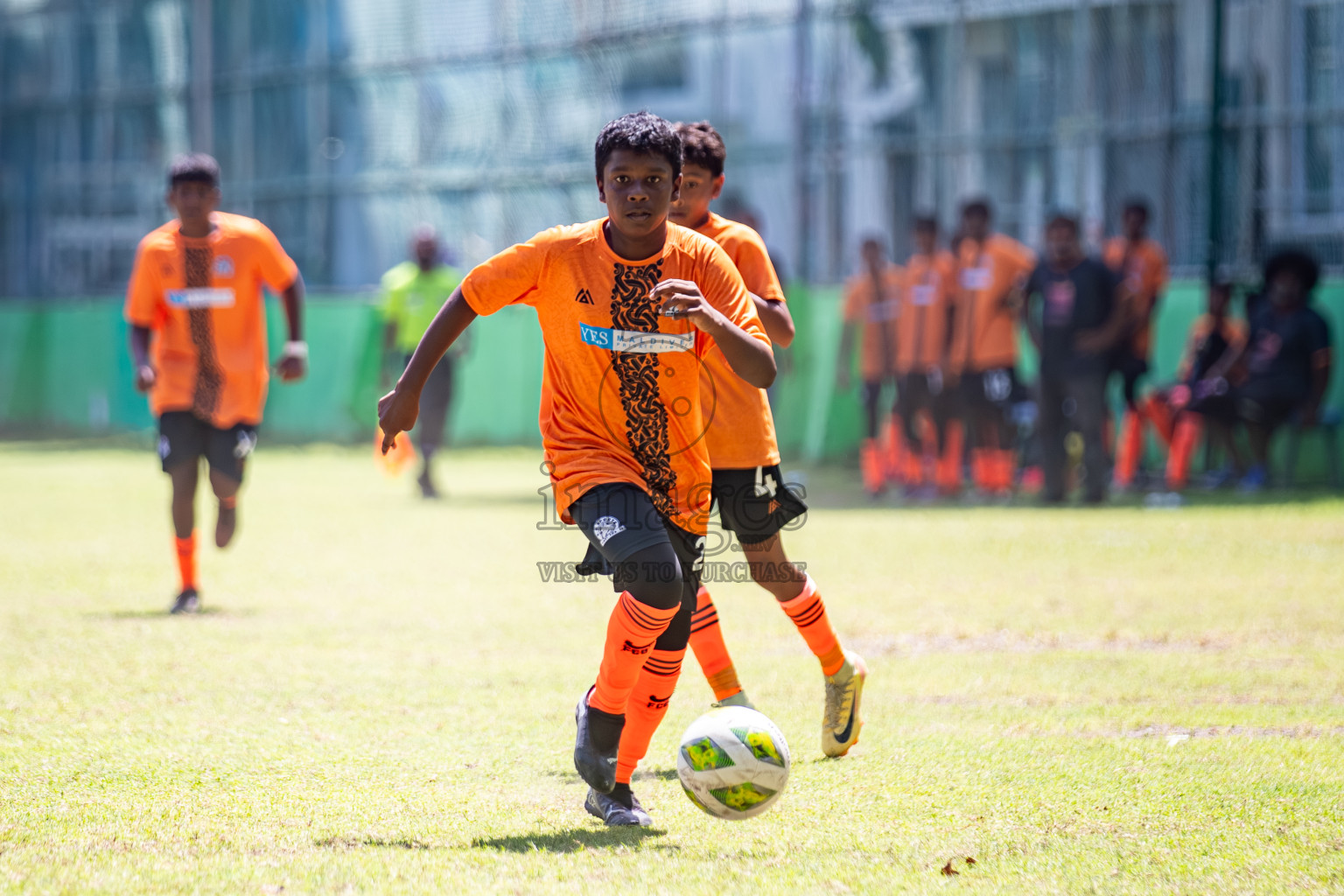 Day 3 of MILO Academy Championship 2025 (U14) was held on Saturday, 1st November 2025 at Henveiru Football Grounds, Male', Maldives . 

Photos: Hassan Simah / images.mv