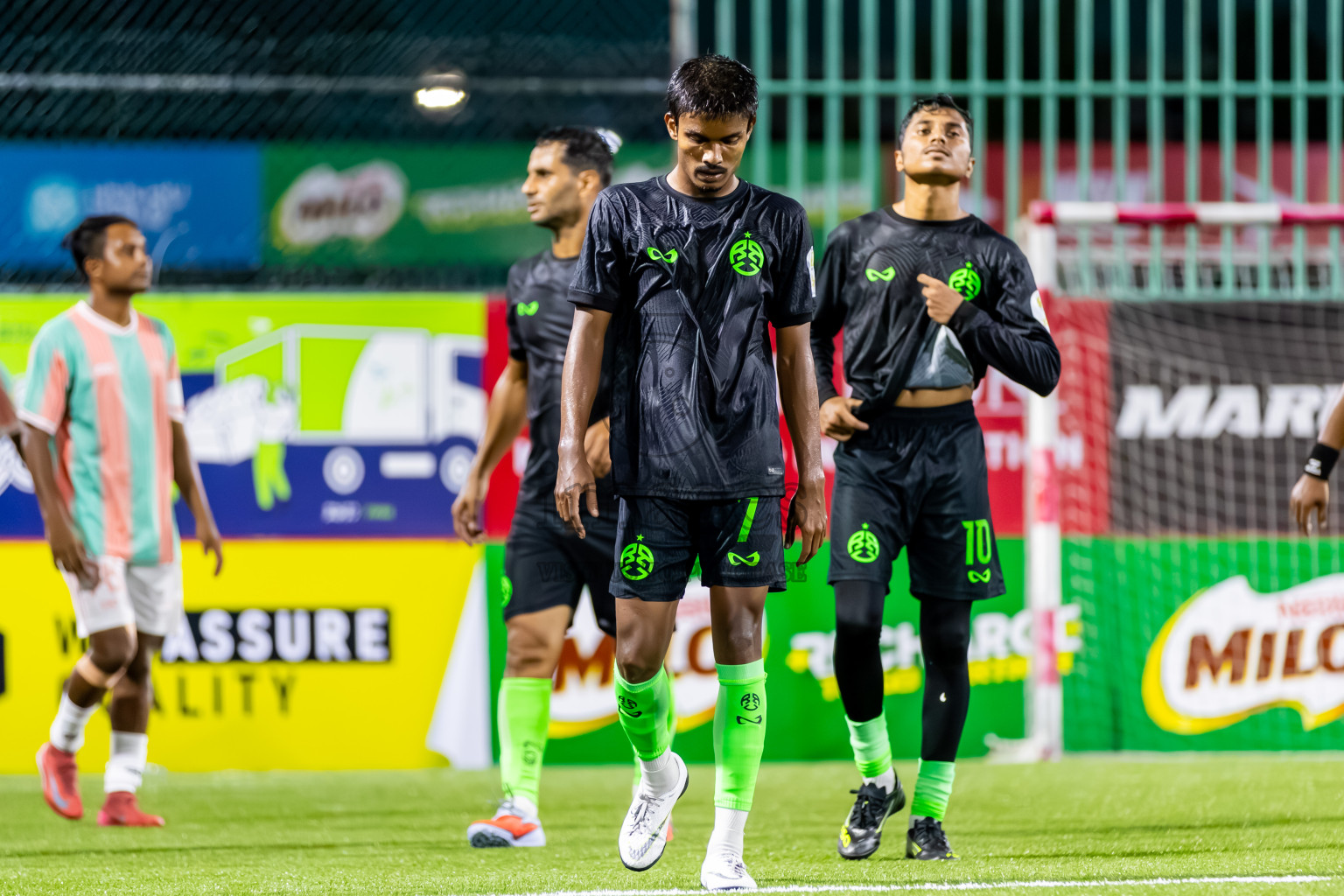 Road Recreation Club vs Joali Maldives in Day 1 of Kings Cup of Club Maldives Cup 2025 held in Rehendi Futsal Ground, Hulhumale', Maldives on Saturday, 30th August 2025. Photos: Yasna Ahmed / images.mv