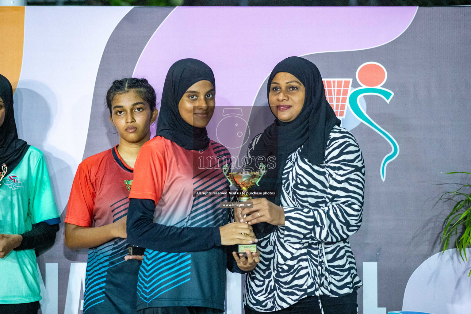 Day 6 of 20th Milo National Netball Tournament 2023, held in Synthetic Netball Court, Male', Maldives on 4th June 2023 Photos: Nausham Waheed/ Images.mv