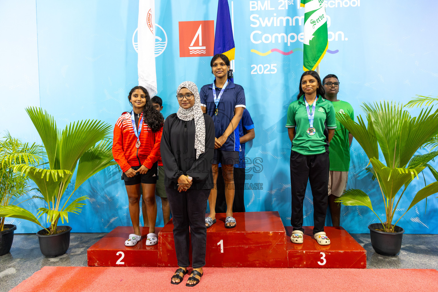 Day 5 of BML 21st Interschool Swimming Competition 2025 was held in Hulhumale' Swimming Pool, Hulhumale', Maldives on Wednesday, 15th October 2025.
Photos: Ismail Thoriq, Hassan Simah / images.mv