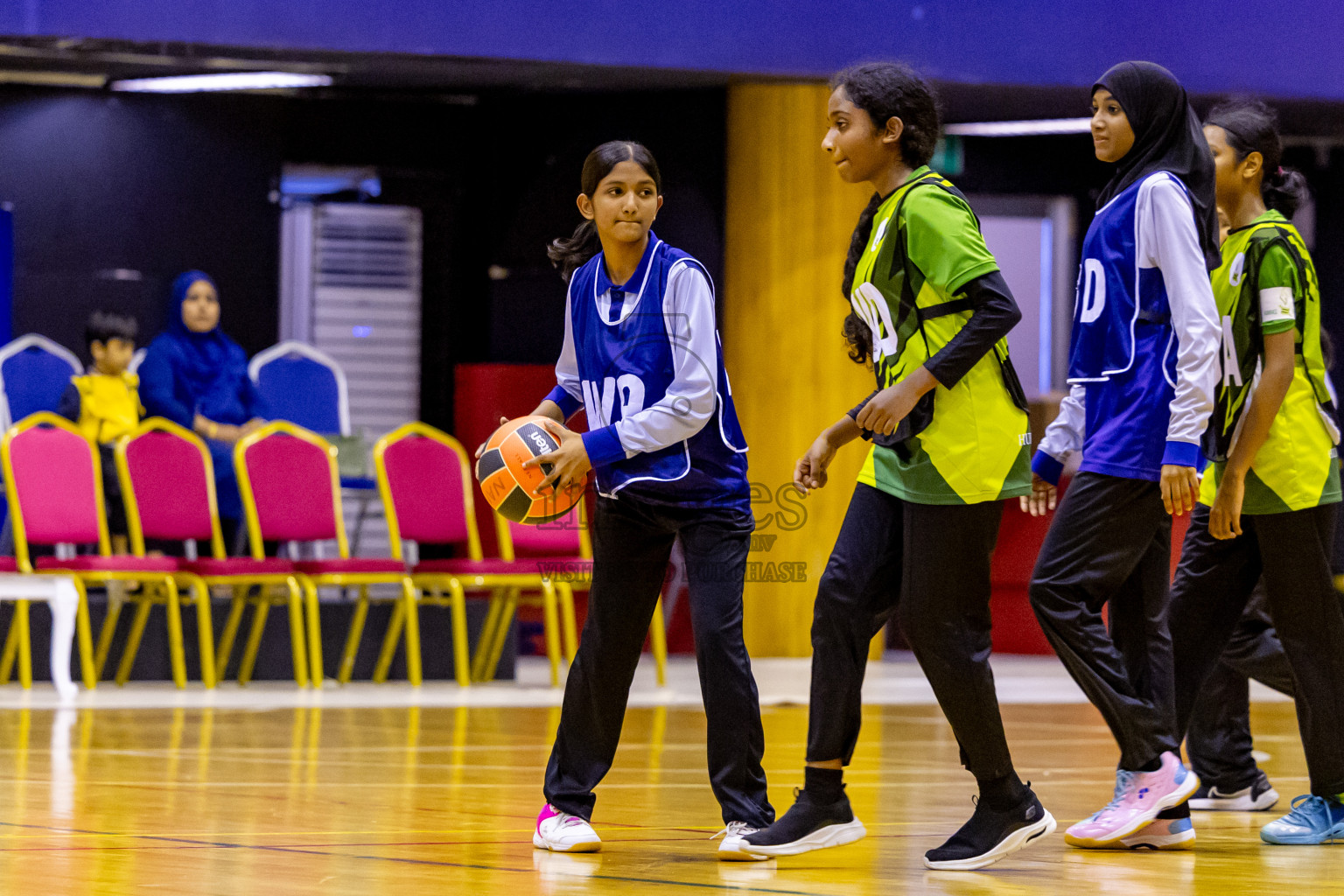 Day 10 of 25th Inter-School Netball Tournament was held in Social Center at Male', Maldives on Tuesday, 20th August 2024. Photos: Nausham Waheed / images.mv