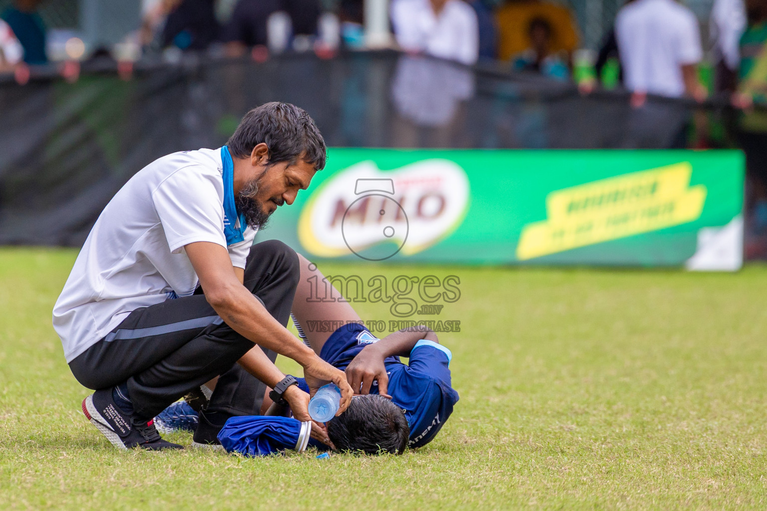 Day 1 of MILO Academy Championship 2024 - U12 was held at Henveiru Grounds in Male', Maldives on Thursday, 4th July 2024. Photos: Shuu Abdul Sattar / images.mv