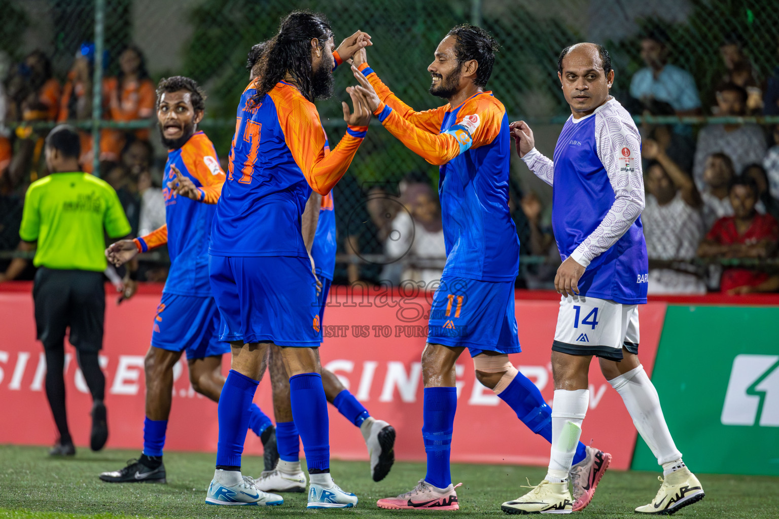 Team FSM vs Baros Maldives in Club Maldives Cup 2024 held in Rehendi Futsal Ground, Hulhumale', Maldives on Friday, 27th September 2024. 
Photos: Shuu Abdul Sattar / images.mv