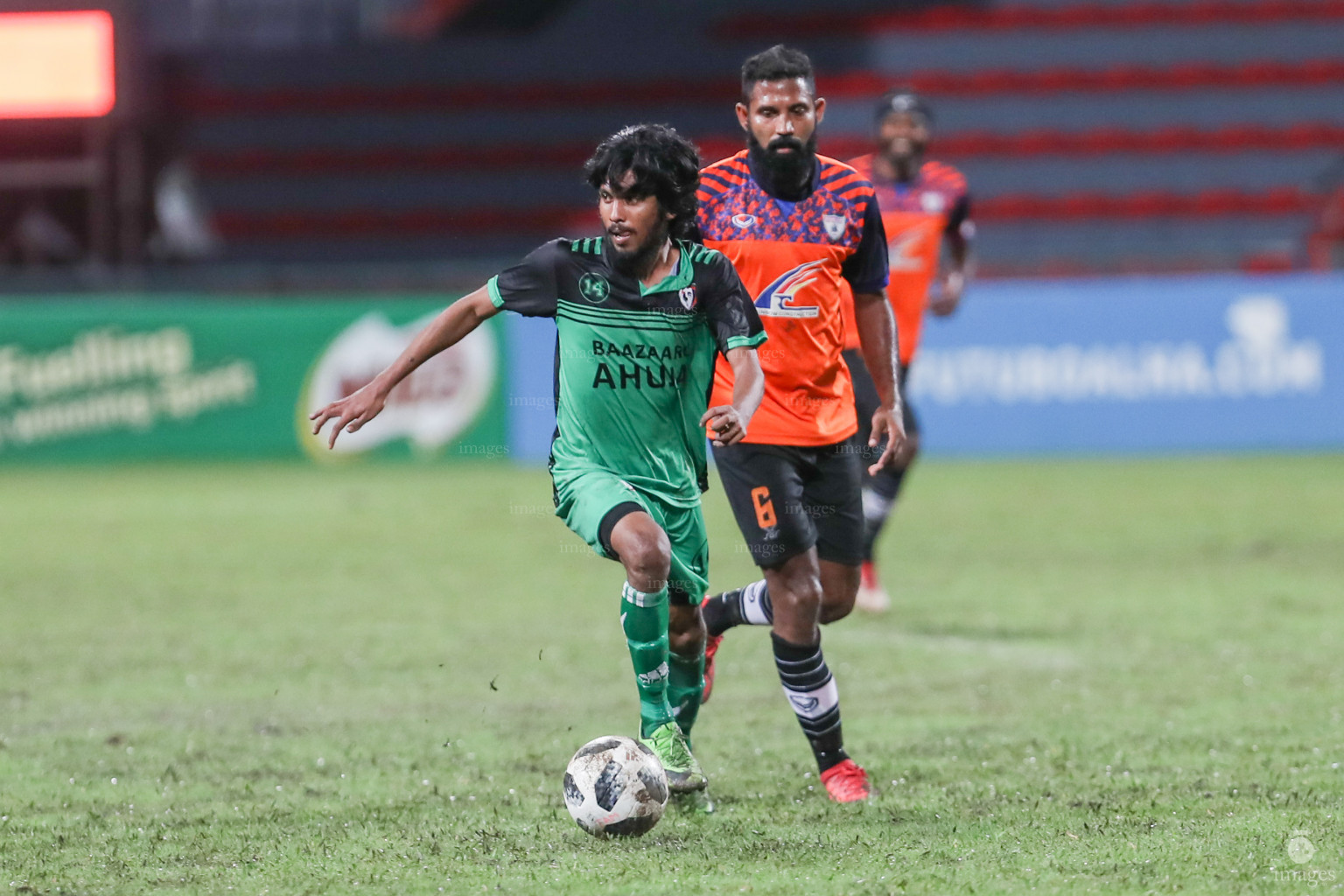 Eagles vs Thimarafushi in Dhiraagu Dhivehi Premier League 2018 in Male, Maldives, Tuesday, October 2, 2018. (Images.mv Photo/Suadh Abdul Sattar)