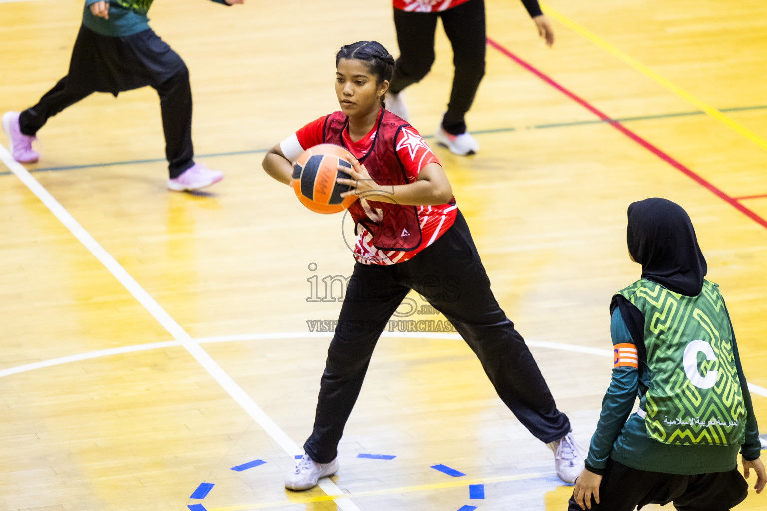 Day 11 of 25th Inter-School Netball Tournament was held in Social Center at Male', Maldives on Wednesday, 21st August 2024.