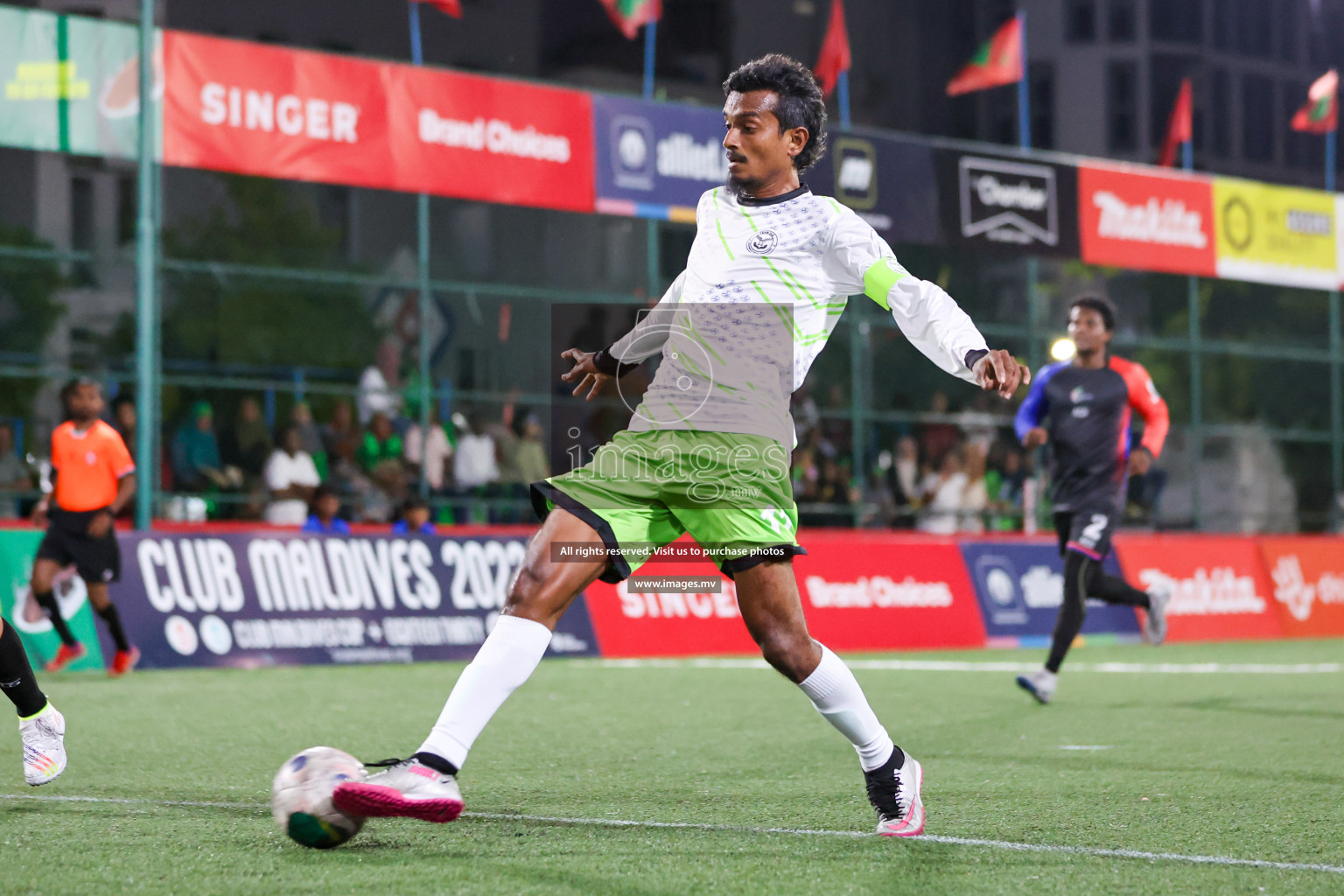 Team DJA vs IGMH Club in Club Maldives Cup Classic 2023 held in Hulhumale, Maldives, on Wednesday, 02nd August 2023 Photos: Nausham Waheed/ images.mv