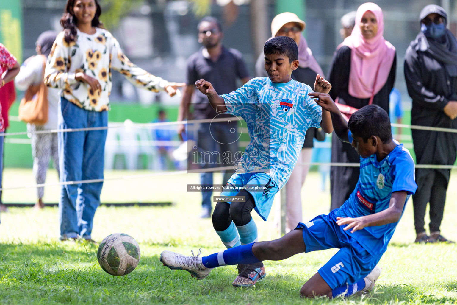 Day 2 of MILO Academy Championship 2023 (U12) was held in Henveiru Football Grounds, Male', Maldives, on Saturday, 19th August 2023. Photos: Nausham Waheedh / images.mv