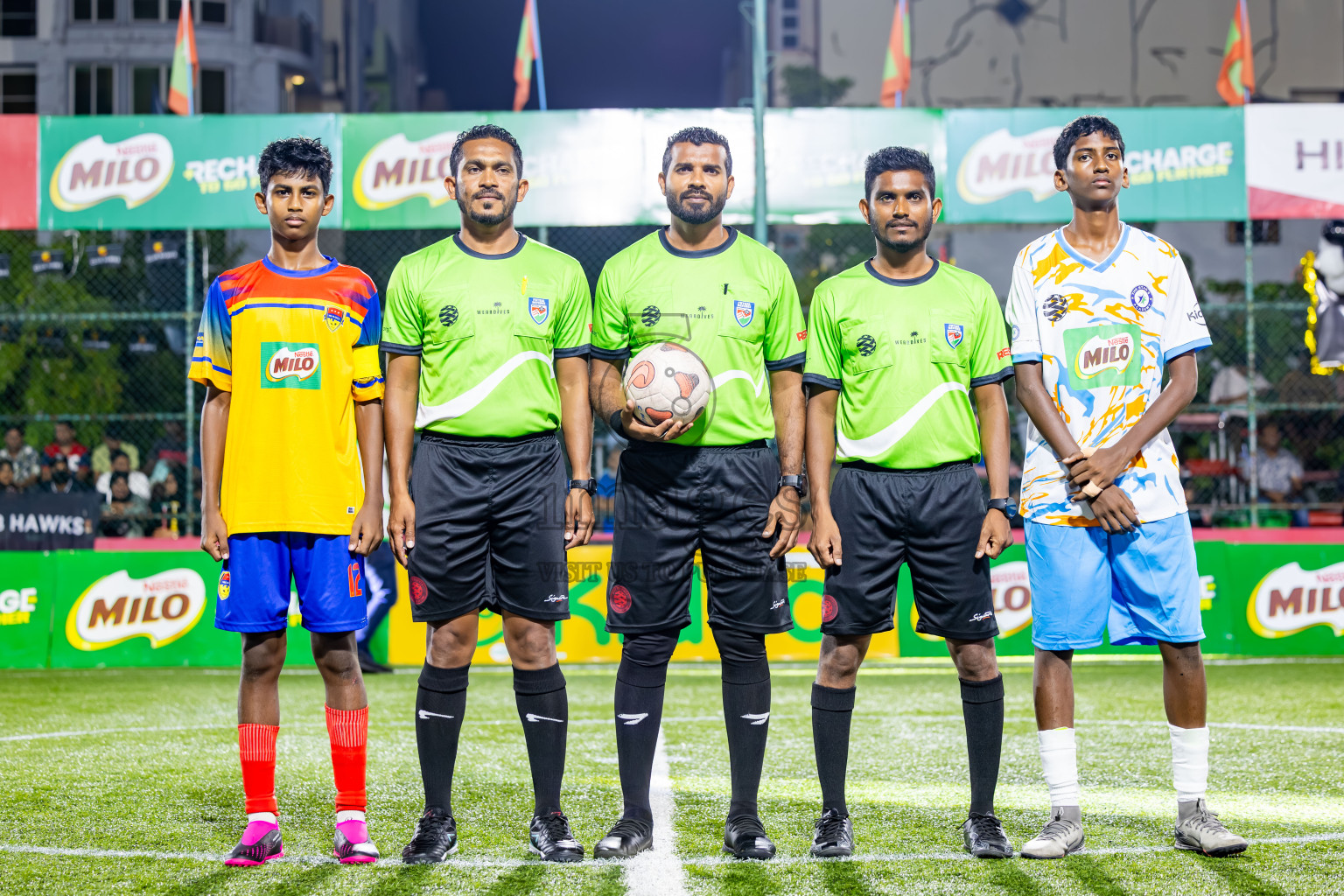 Arena vs Hawks in the Final of Milo Sector League 2025 was held in Rehendhi Futsal Ground, Hulhumale', Maldives on Tuesday, 18th November 2025. Photos: Nausham Waheed  / images.mv