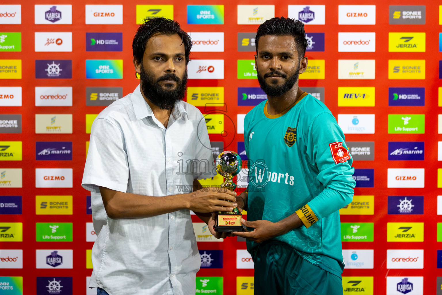 ADh Hangnaameedhoo vs ADh Mandhoo in Day 3 of Golden Futsal Challenge 2024 was held on Thursday, 18th January 2024, in Hulhumale', Maldives Photos: Mohamed Mahfooz Moosa / images.mv