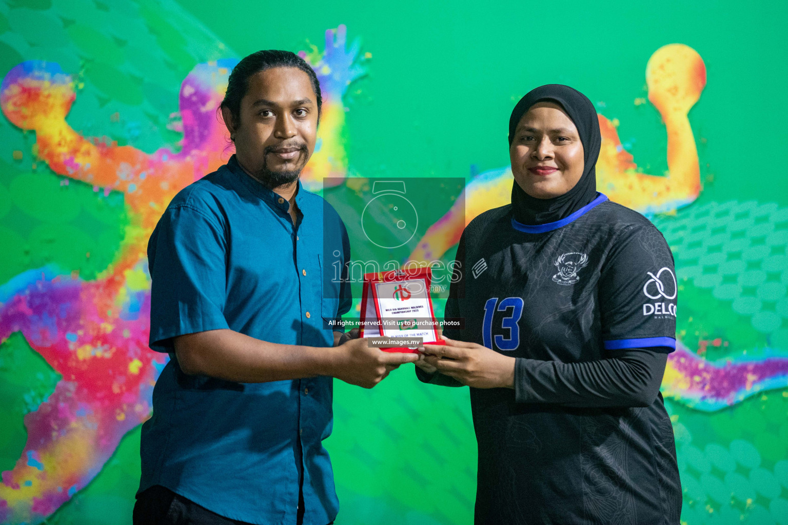 Day 9 of 6th MILO Handball Maldives Championship 2023, held in Handball ground, Male', Maldives on 28th May 2023 Photos: Nausham Waheed/ Images.mv