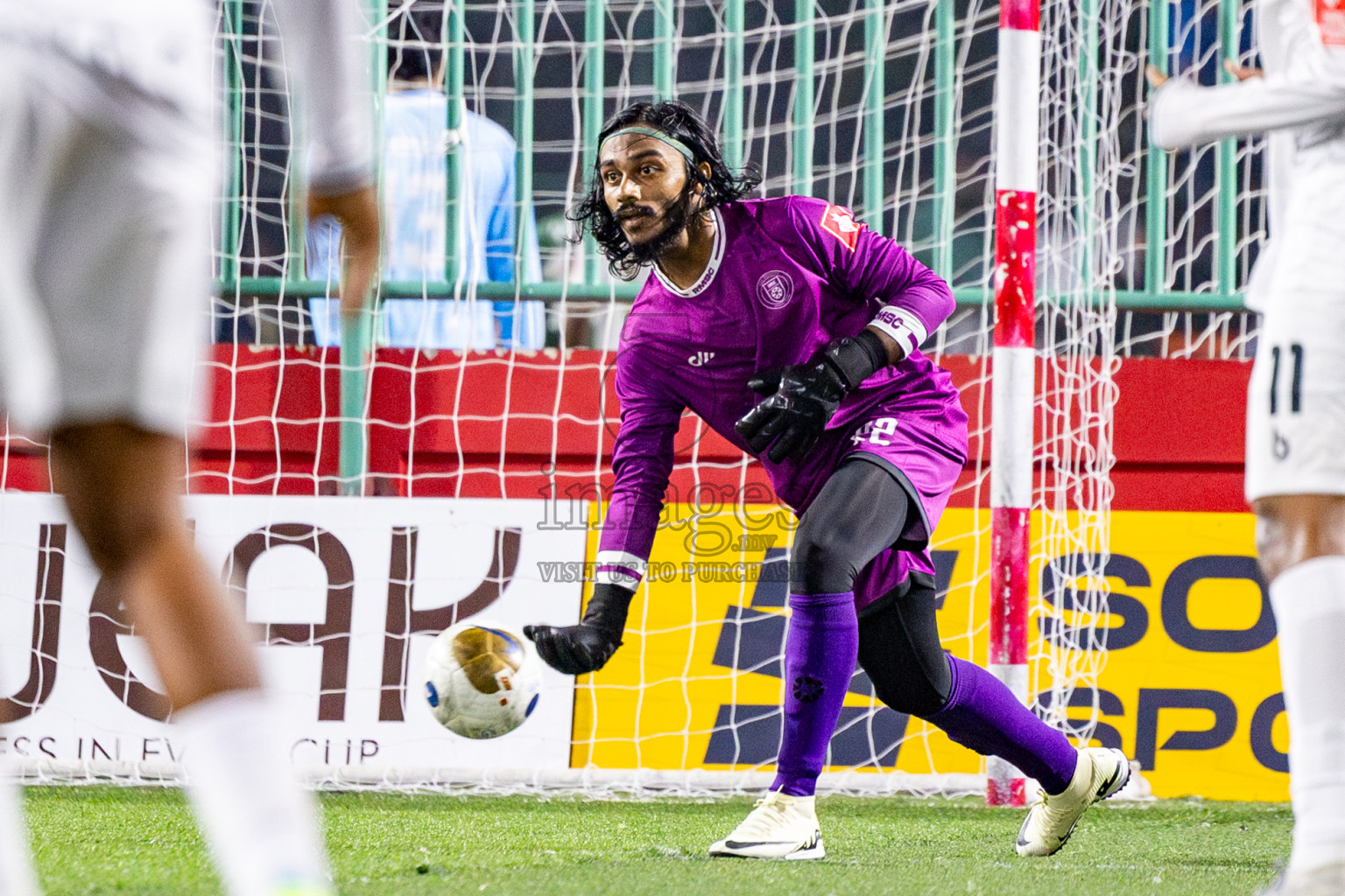 R Dhuvaafaru vs R Meedhoo in Day 14 of Golden Futsal Challenge 2025 was held on Saturday, 18th January 2025, in Hulhumale', Maldives. Photos: Nausham Waheed / images.mv