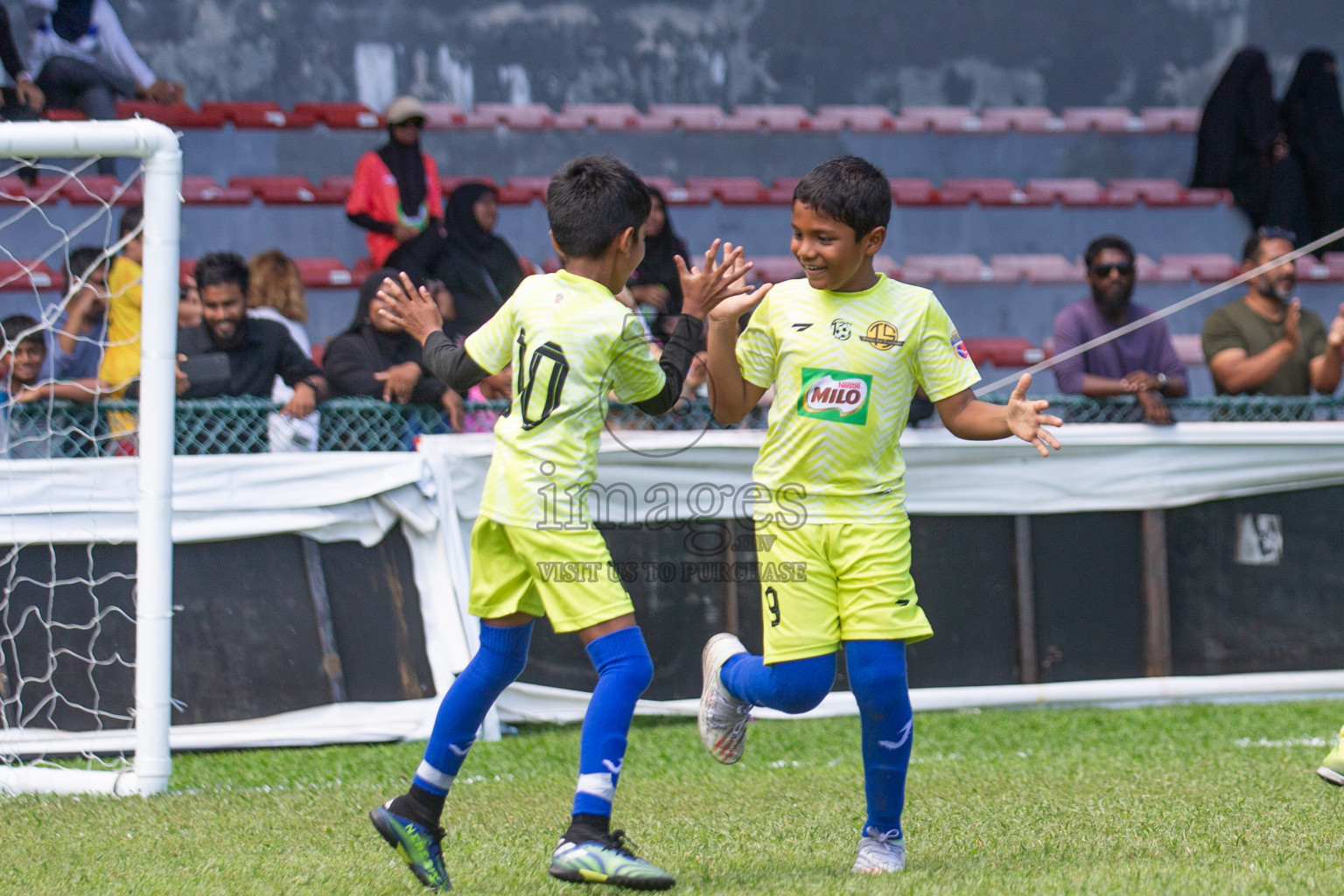 Day 2 of MILO Kids Football Fiesta was held at National Stadium in Male', Maldives on Saturday, 24th February 2024.